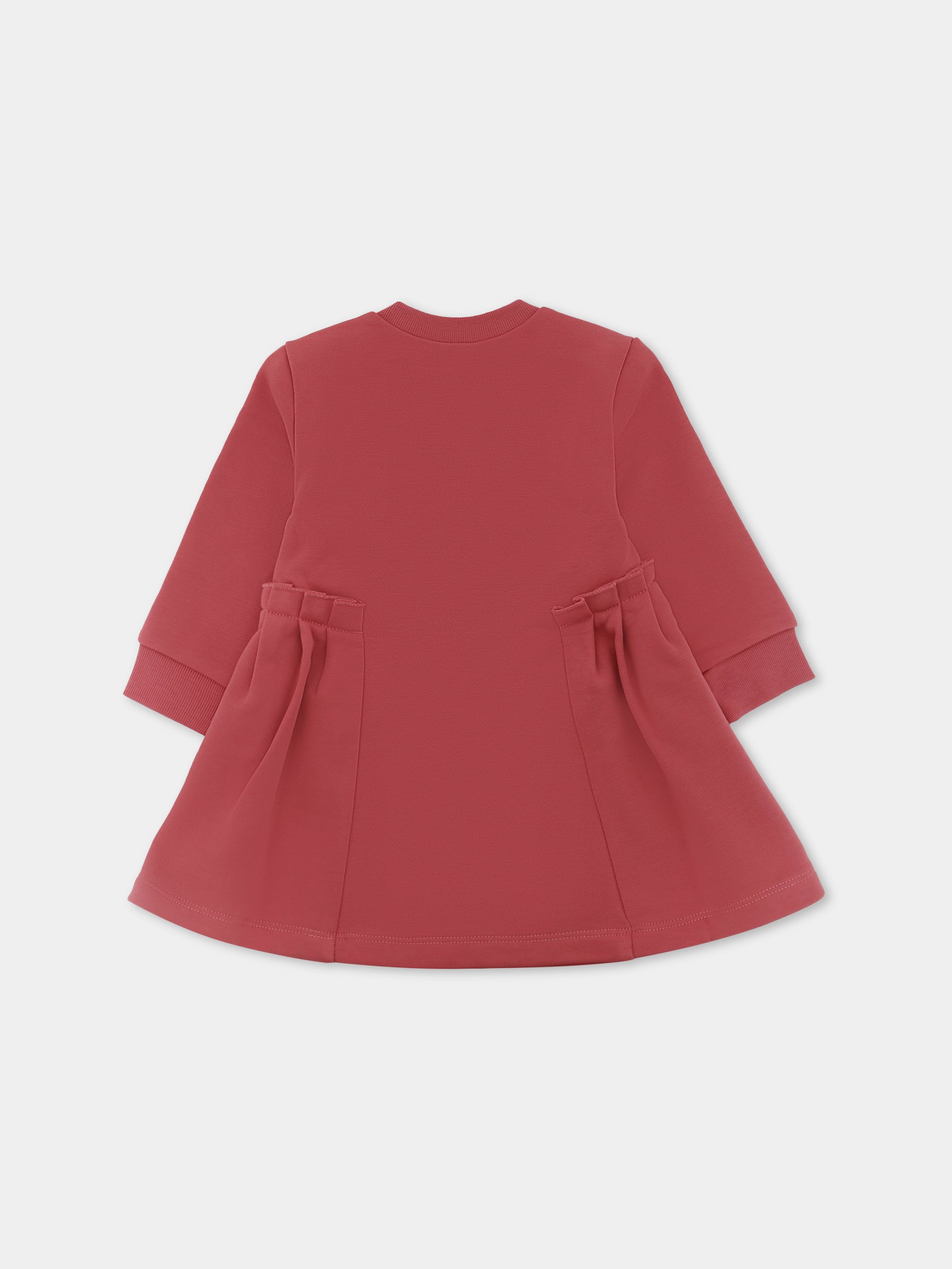 Vestito rosa per neonata con logo,Marni Kids,M01514 M00V0 0M350