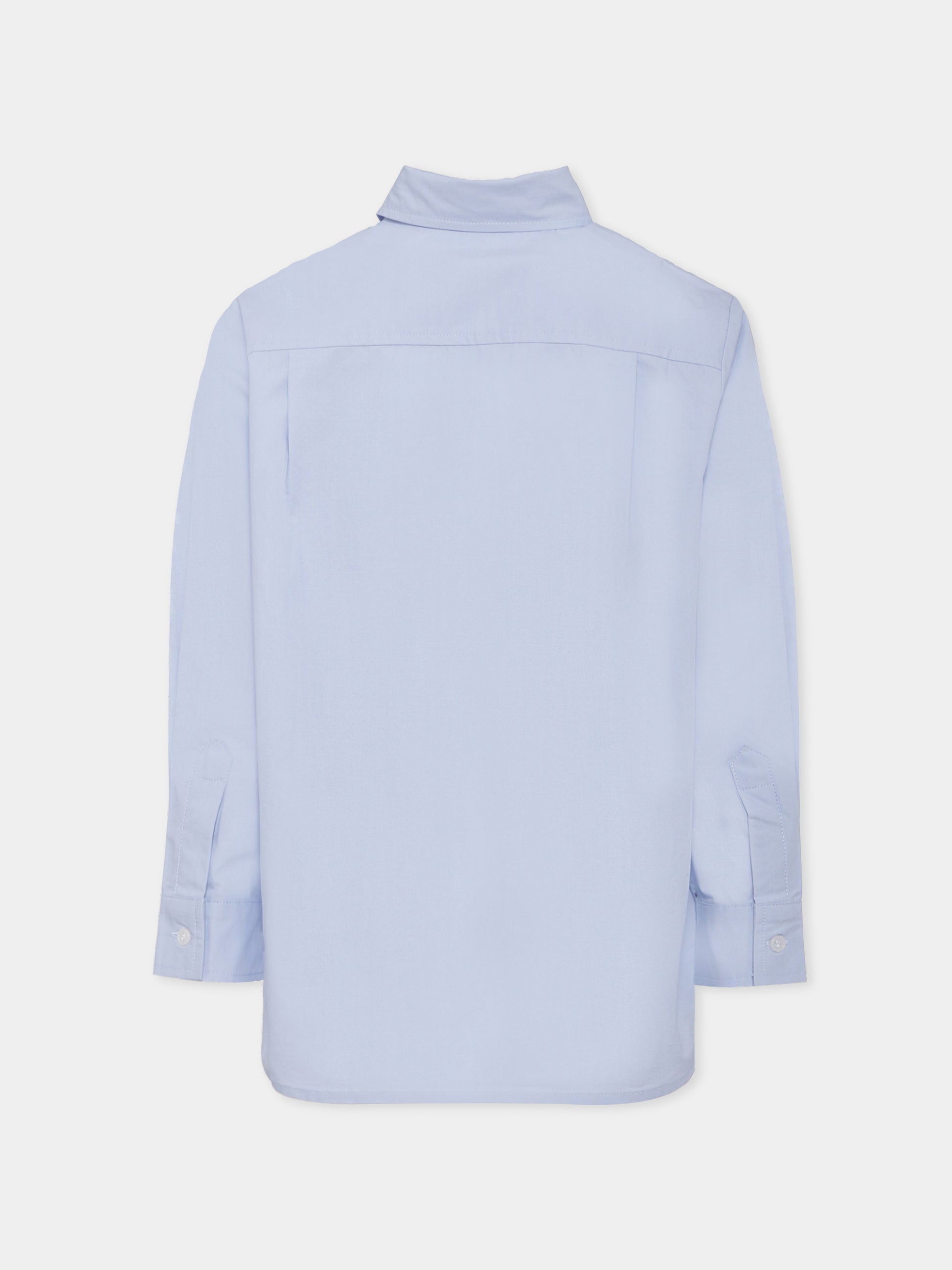 Camicia  azzurra per bambino con stampa jungle,Marni Kids,M01580 M00UW 0M855