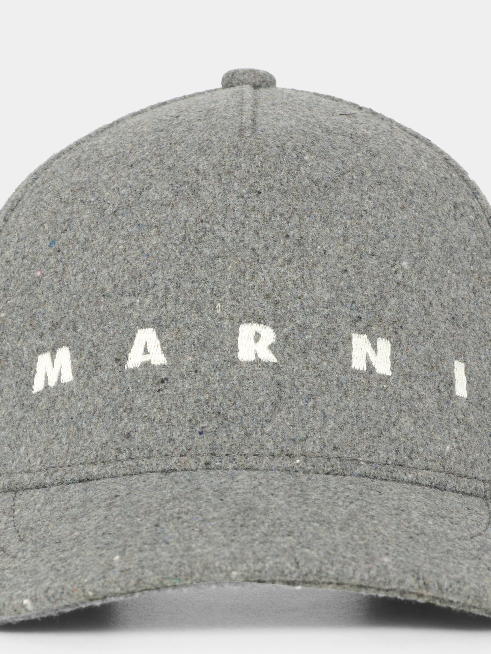 Cappello grigio per bambini con logo,Marni Kids,M01591 M00TR 0M923