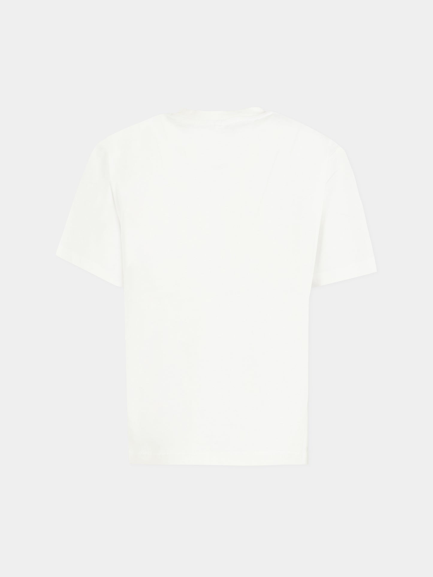 T-shirt bianca per bambino con tasca e logo,Stella Mccartney Kids,TX8R91 Z0434 100