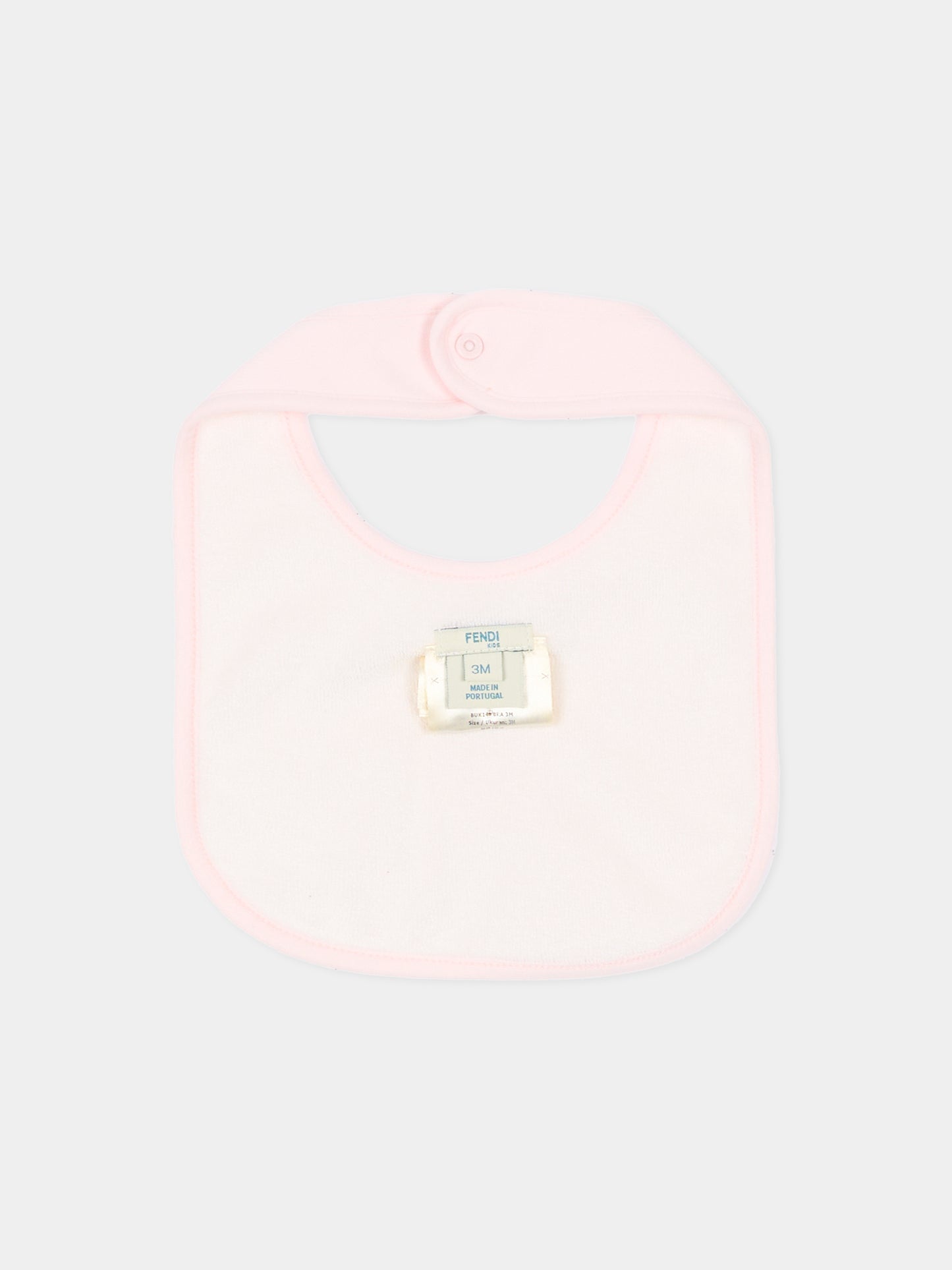 Pink babygrow suit for baby girl with logo