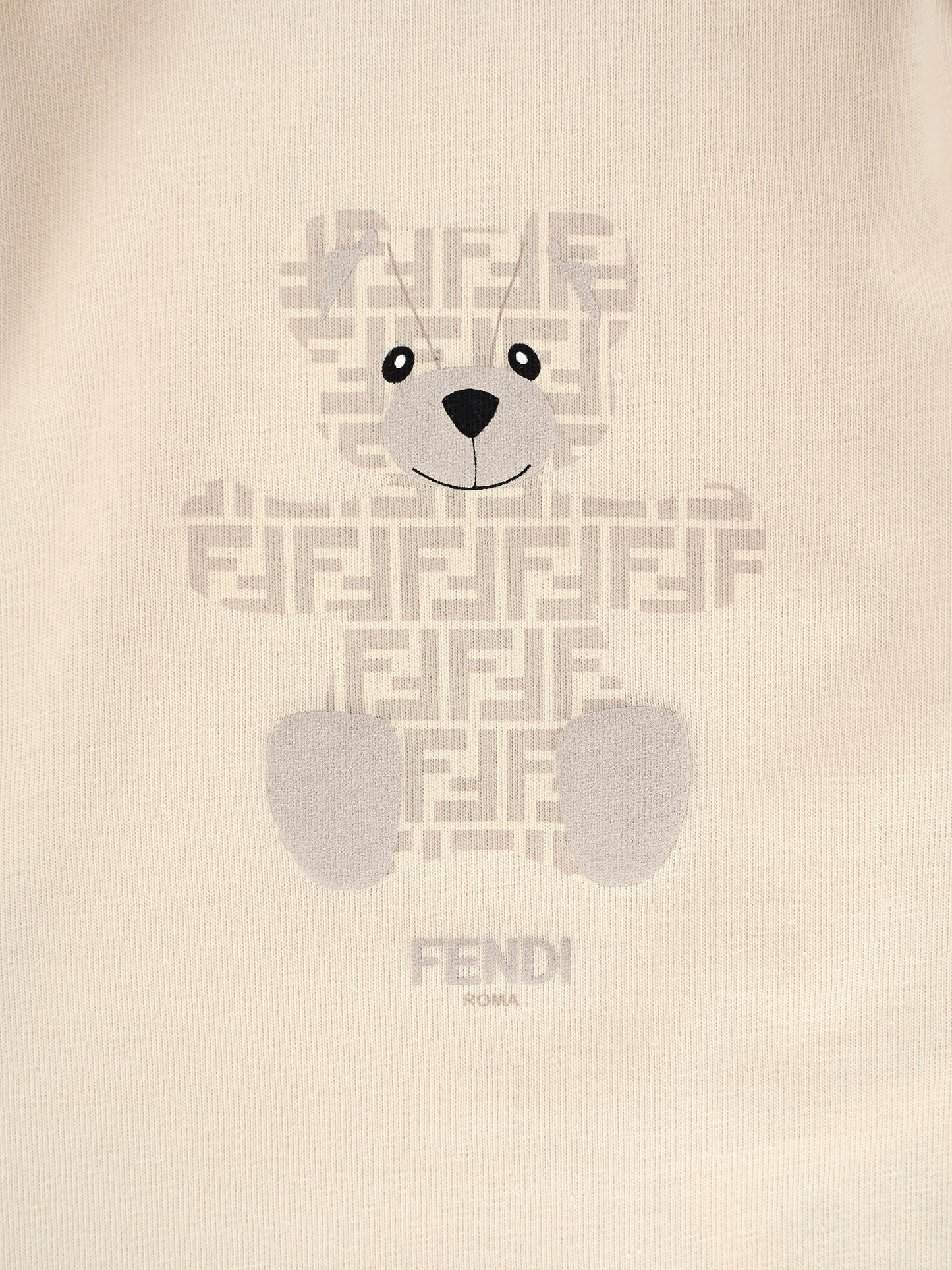Completo nascita beige per neonati con orsetto Fendi,Fendi Kids,BUK140 ST8 F19J5