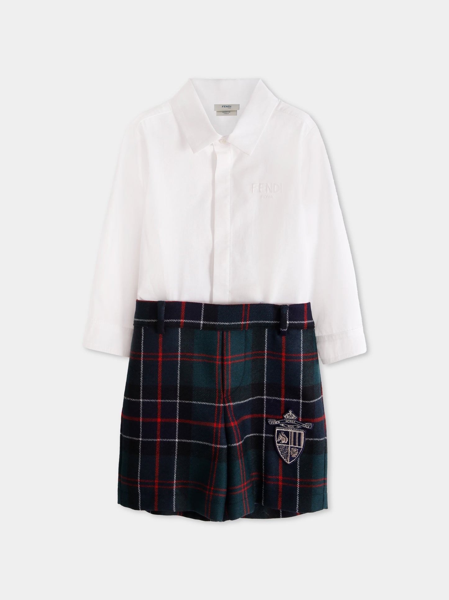 Completo elegante multicolor per neonato,Fendi Kids,BML157 AUKK F0E3J