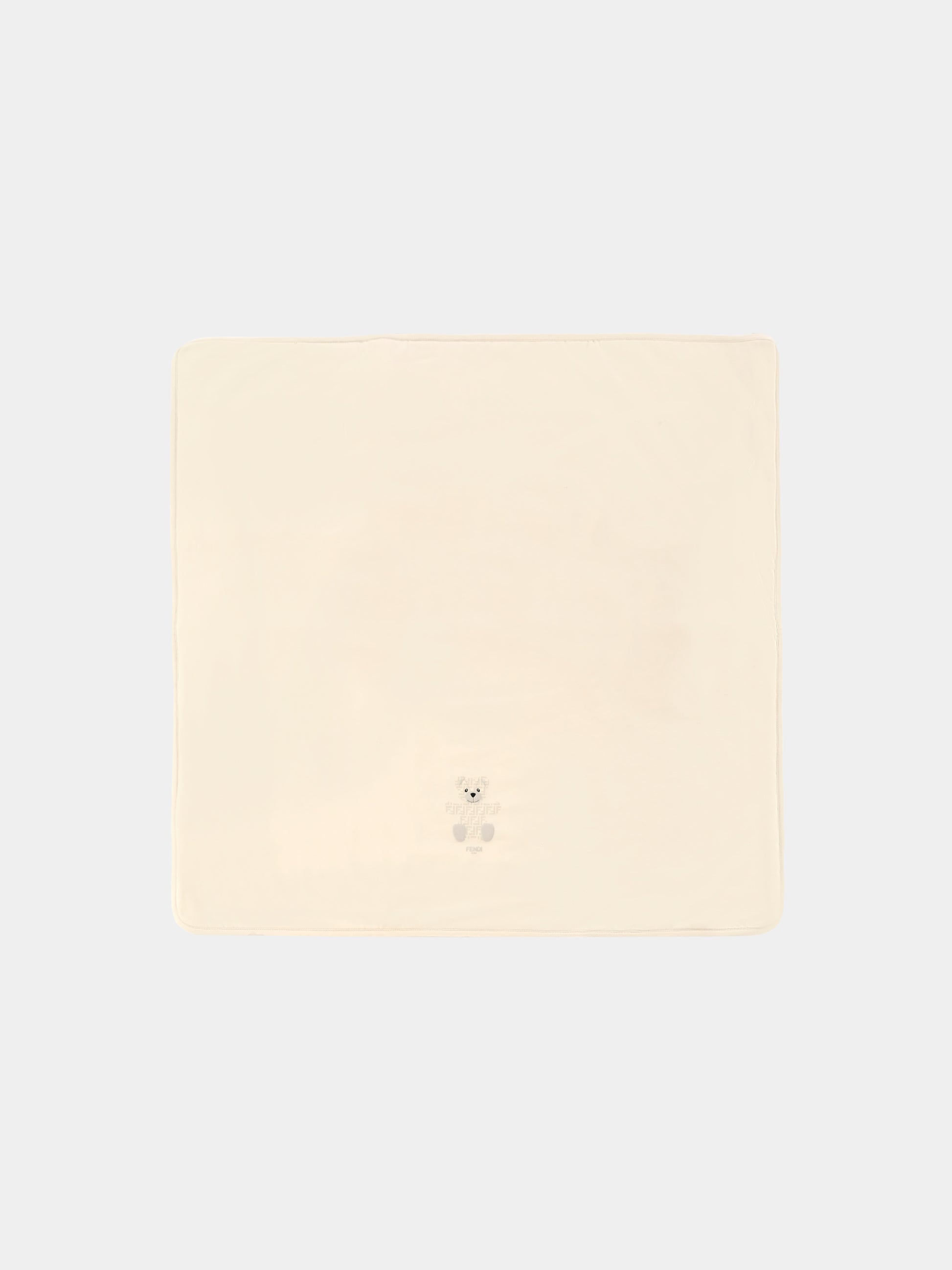 Coperta beige per neonati con orsetto fendi,Fendi Kids,BUJ305 ST8 F19J5