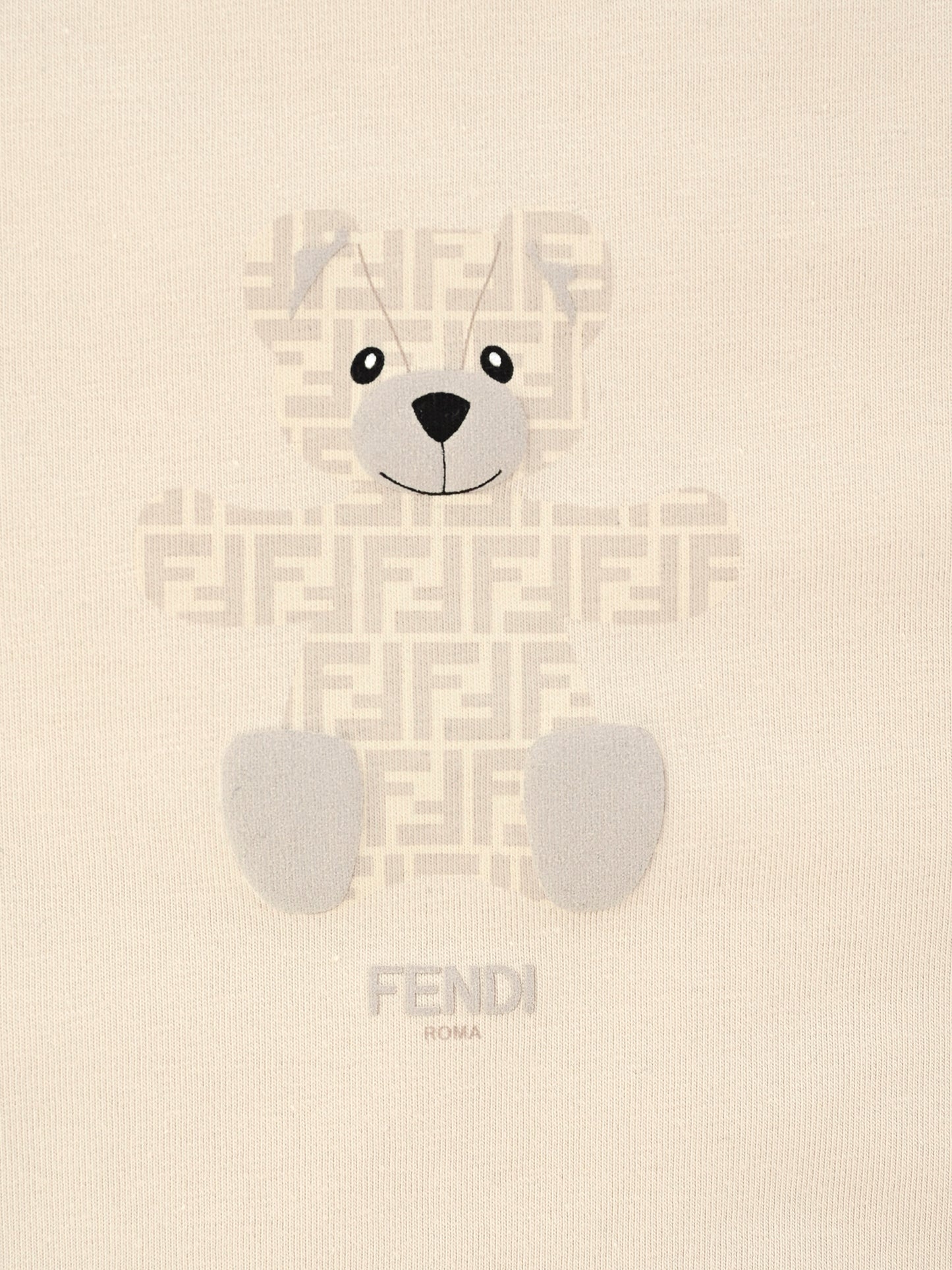 Coperta beige per neonati con orsetto fendi,Fendi Kids,BUJ305 ST8 F19J5