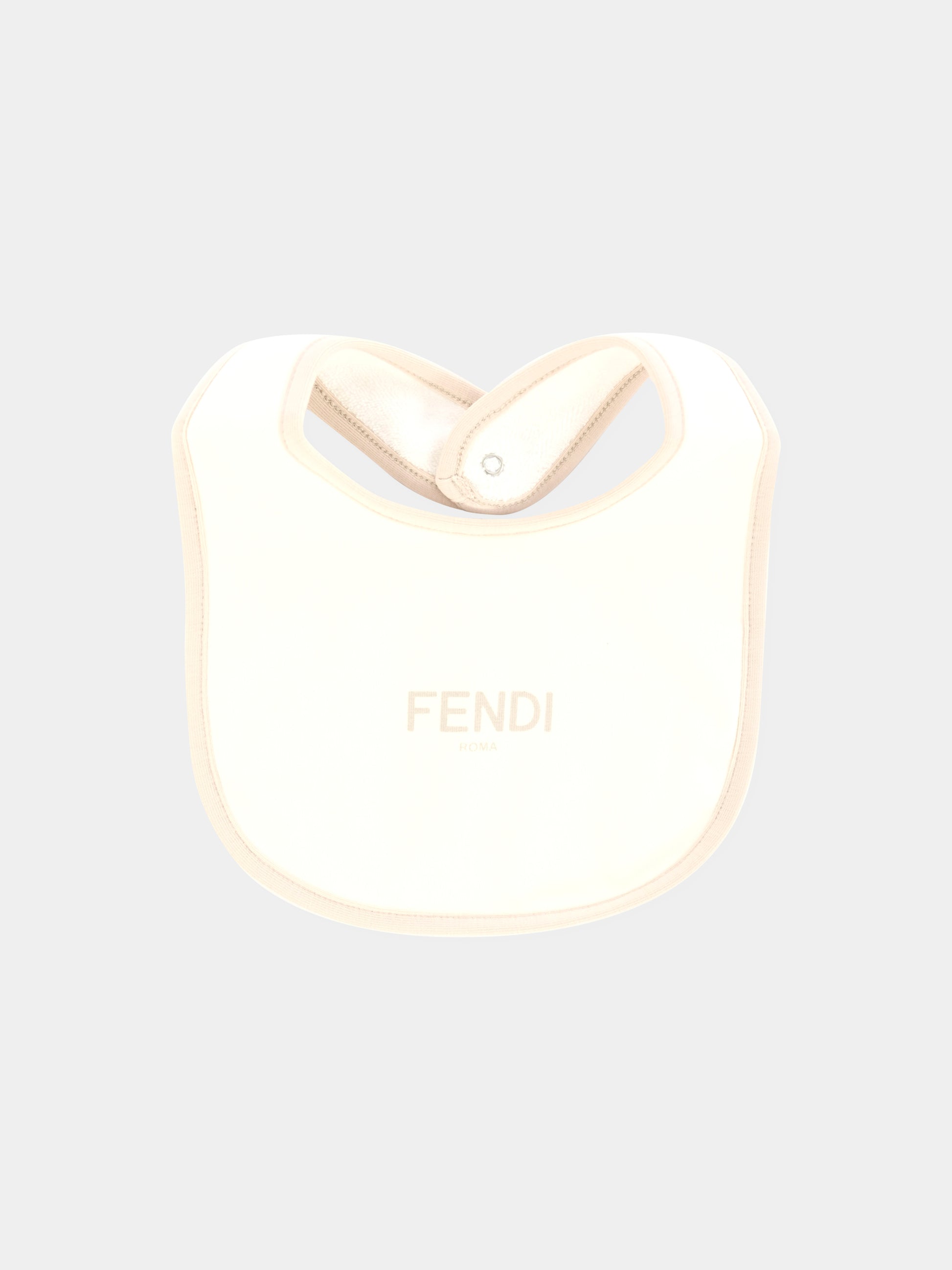 Set tutine beige per neonati con orsetto Fendi,Fendi Kids,BUK141 ST8 F19J5