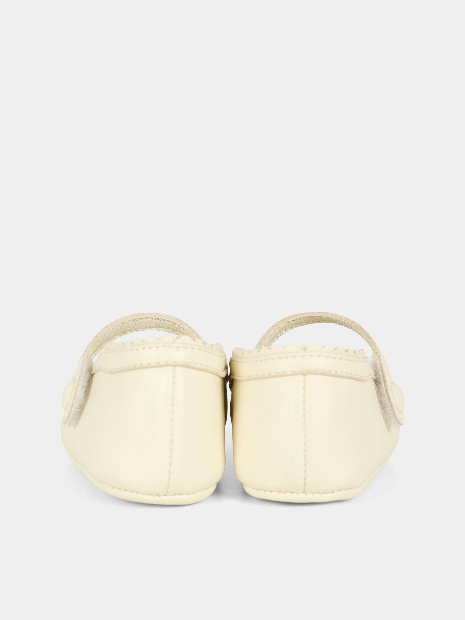 Ballerine avorio per neonata con GG,Gucci Kids,834357 1D700 9110