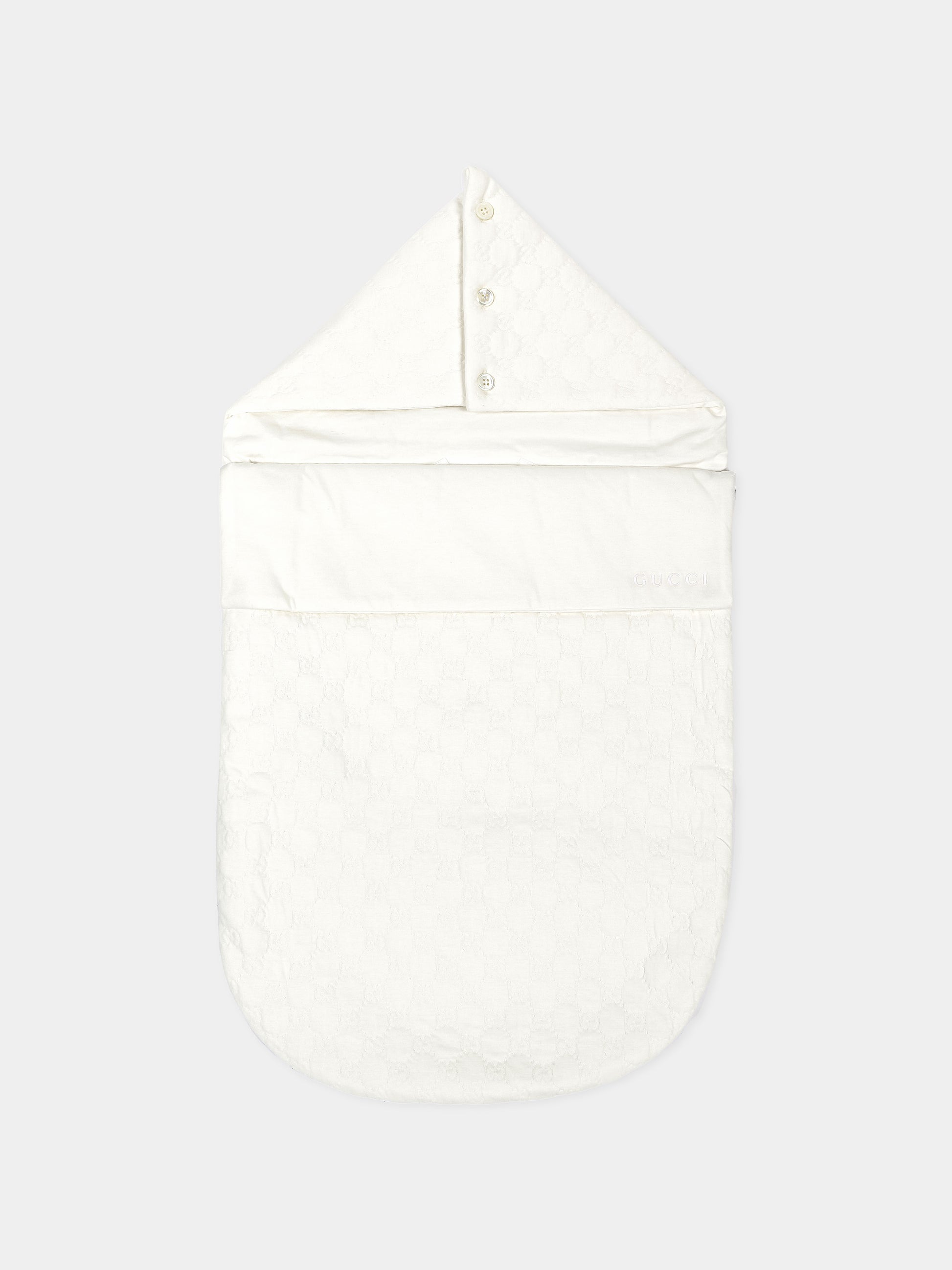 Sacco nanna avorio per neonato GG,Gucci Kids,793373 XJHH4 9024