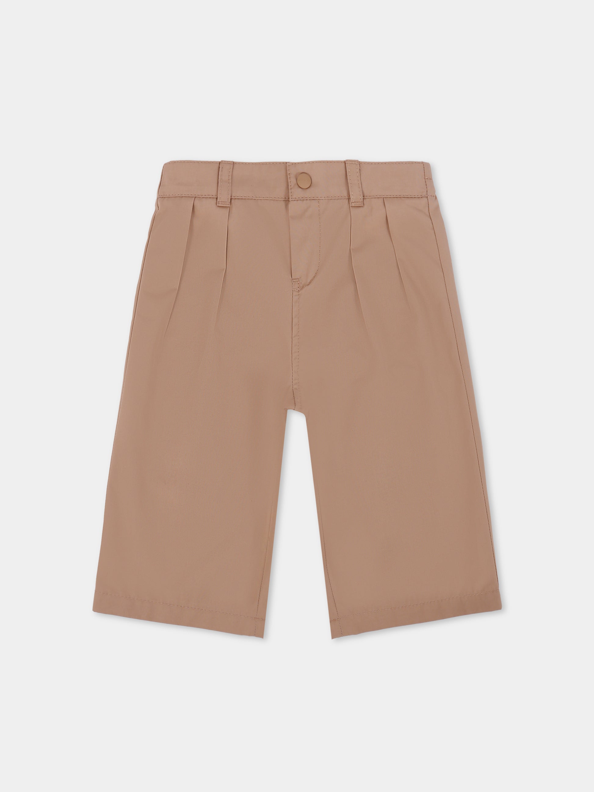 Pantaloni beige per neonato con logo,Gucci Kids,824860 XWA3V 2141