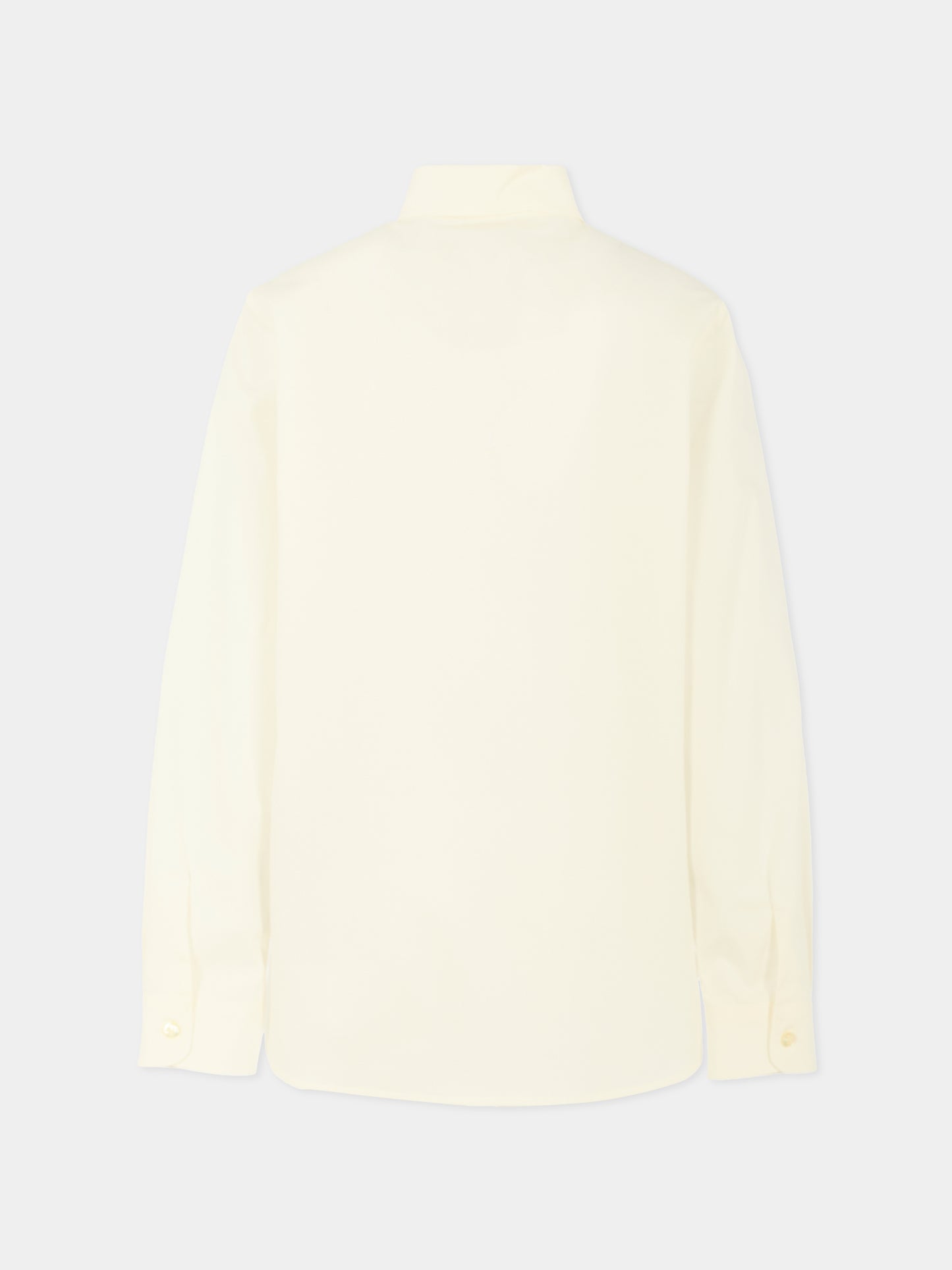 Camicia avorio per bambino con logo ricamato,Gucci Kids,834592 XWA5G 9072