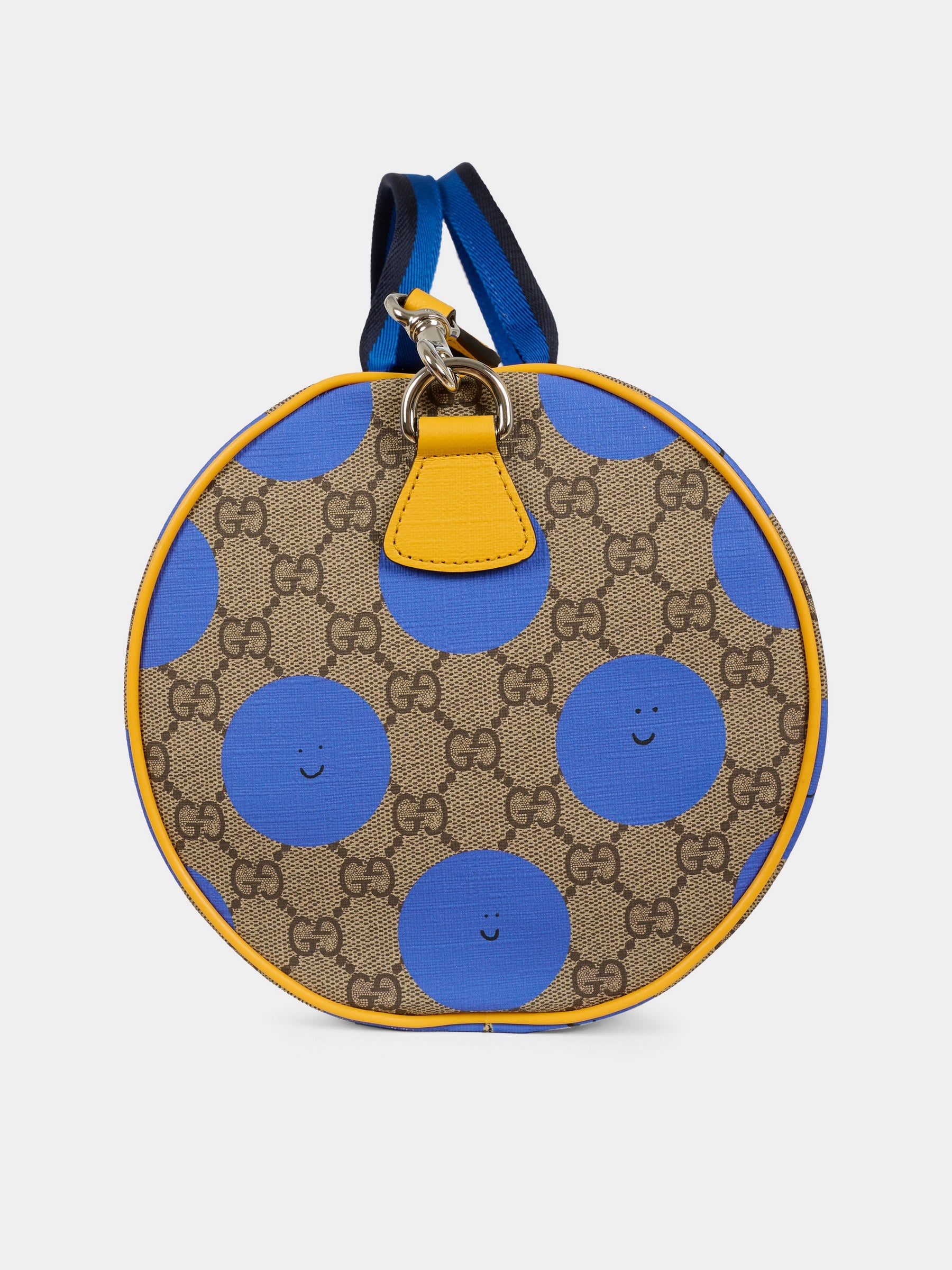 Borsa blu per bambina con sole sorridente,Gucci Kids,793849 FAER3 9443