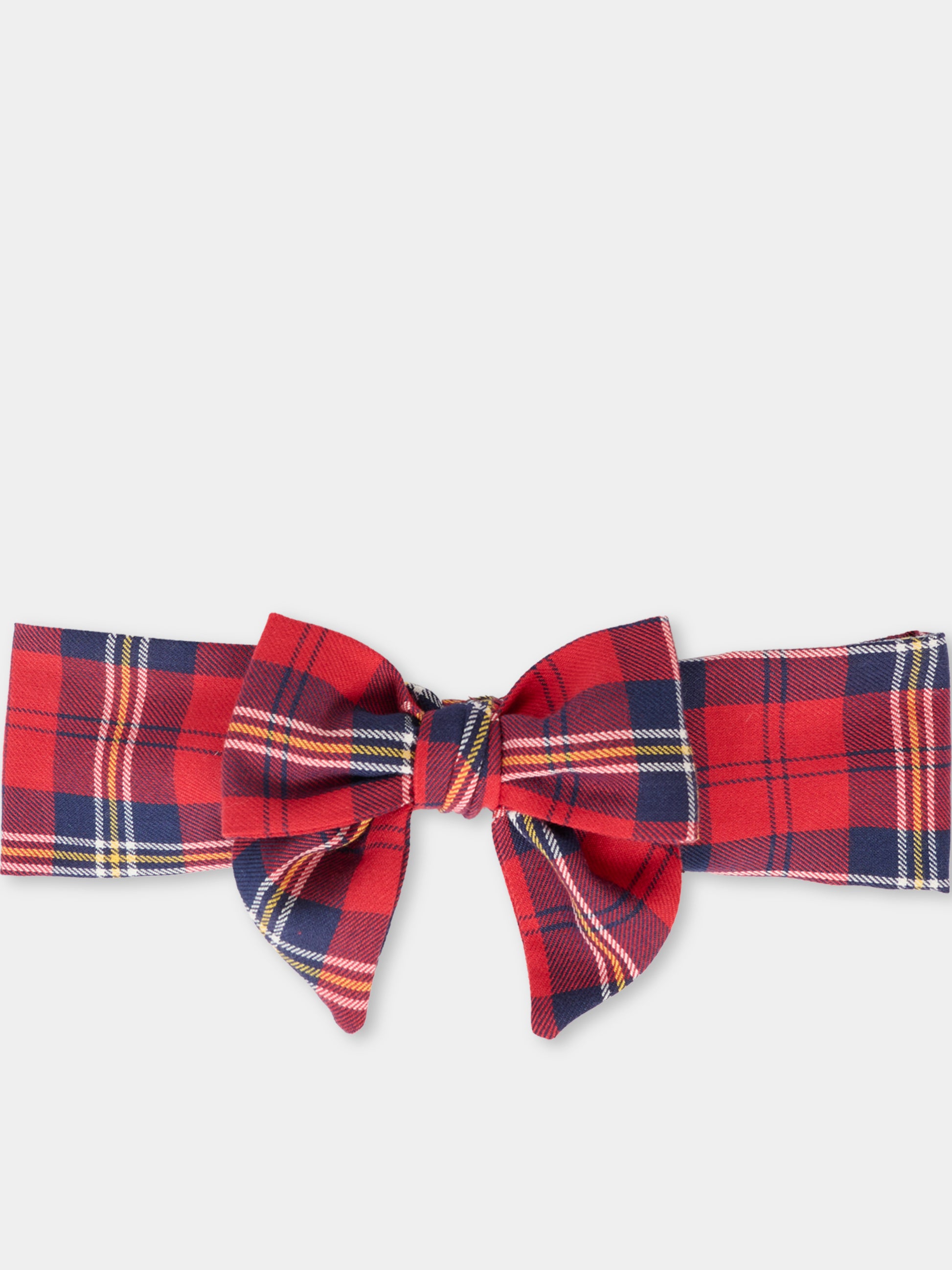 Fascia rossa per neonata con fiocco,Monnalisa,39F007 6149 4356