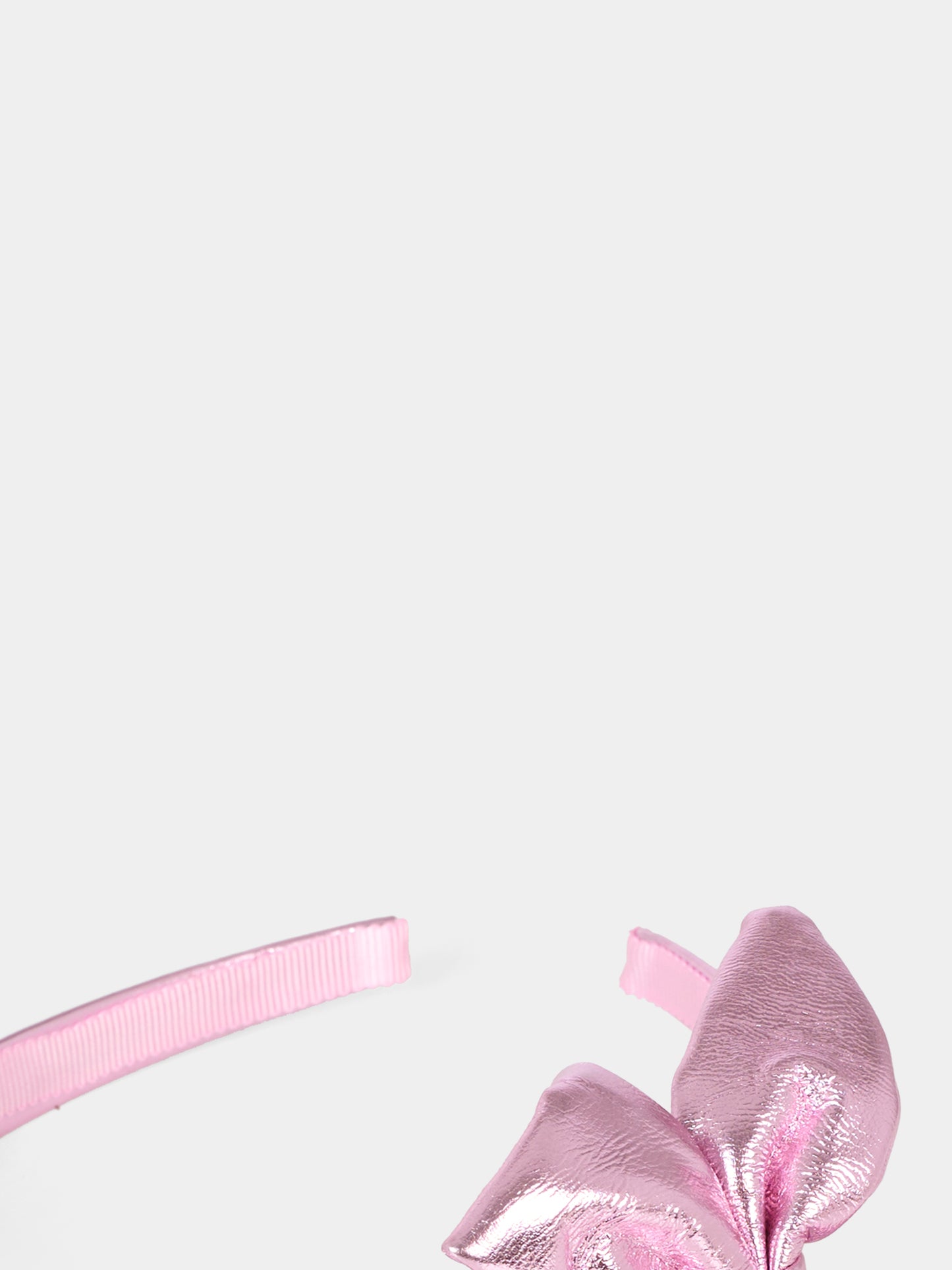 Cerchietto rosa per bambina con fiocco,Monnalisa,17F001   6073   0090