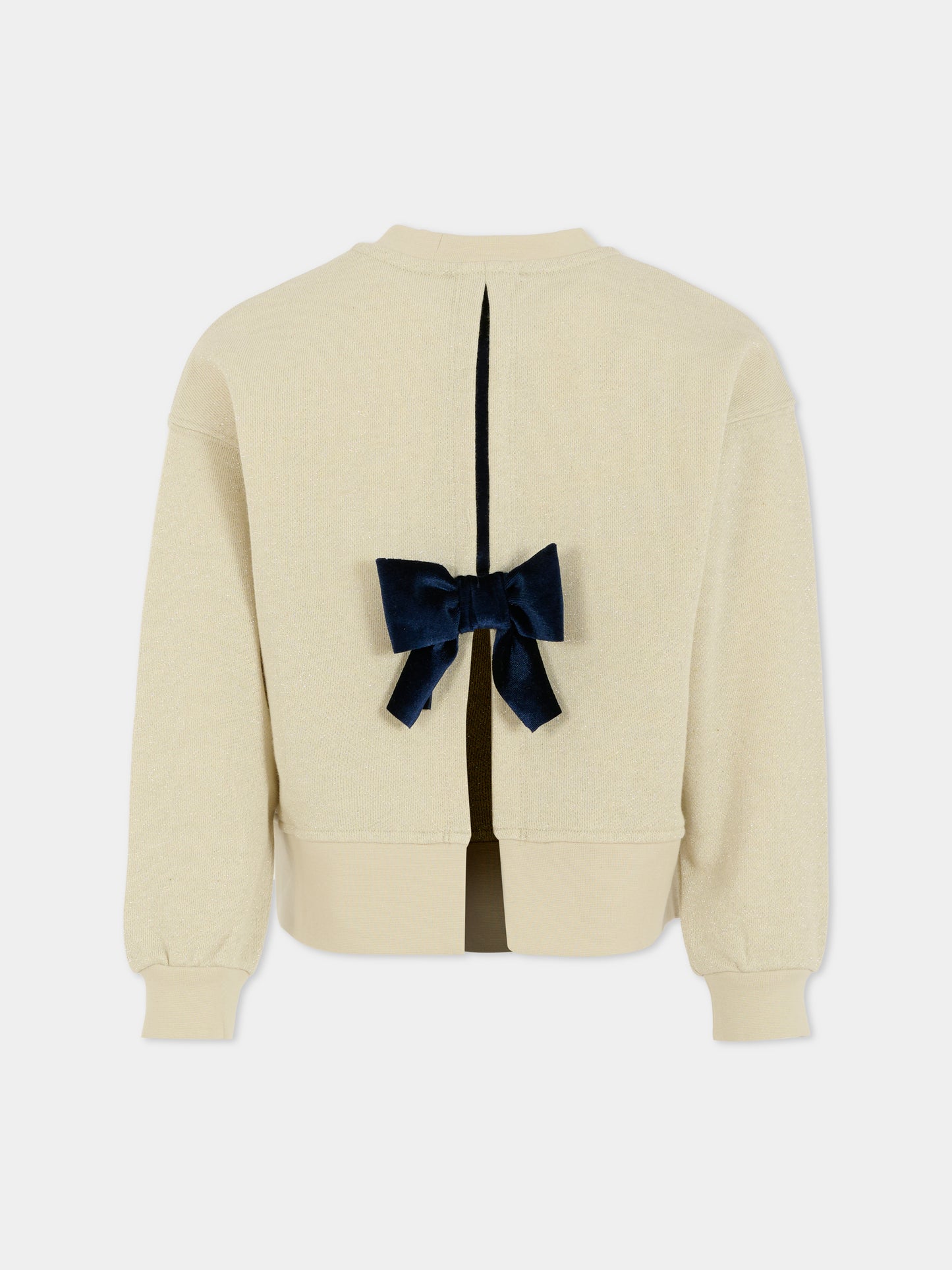 Felpa grigia per bambina con Minnie,Monnalisa,19F603 6028 0029