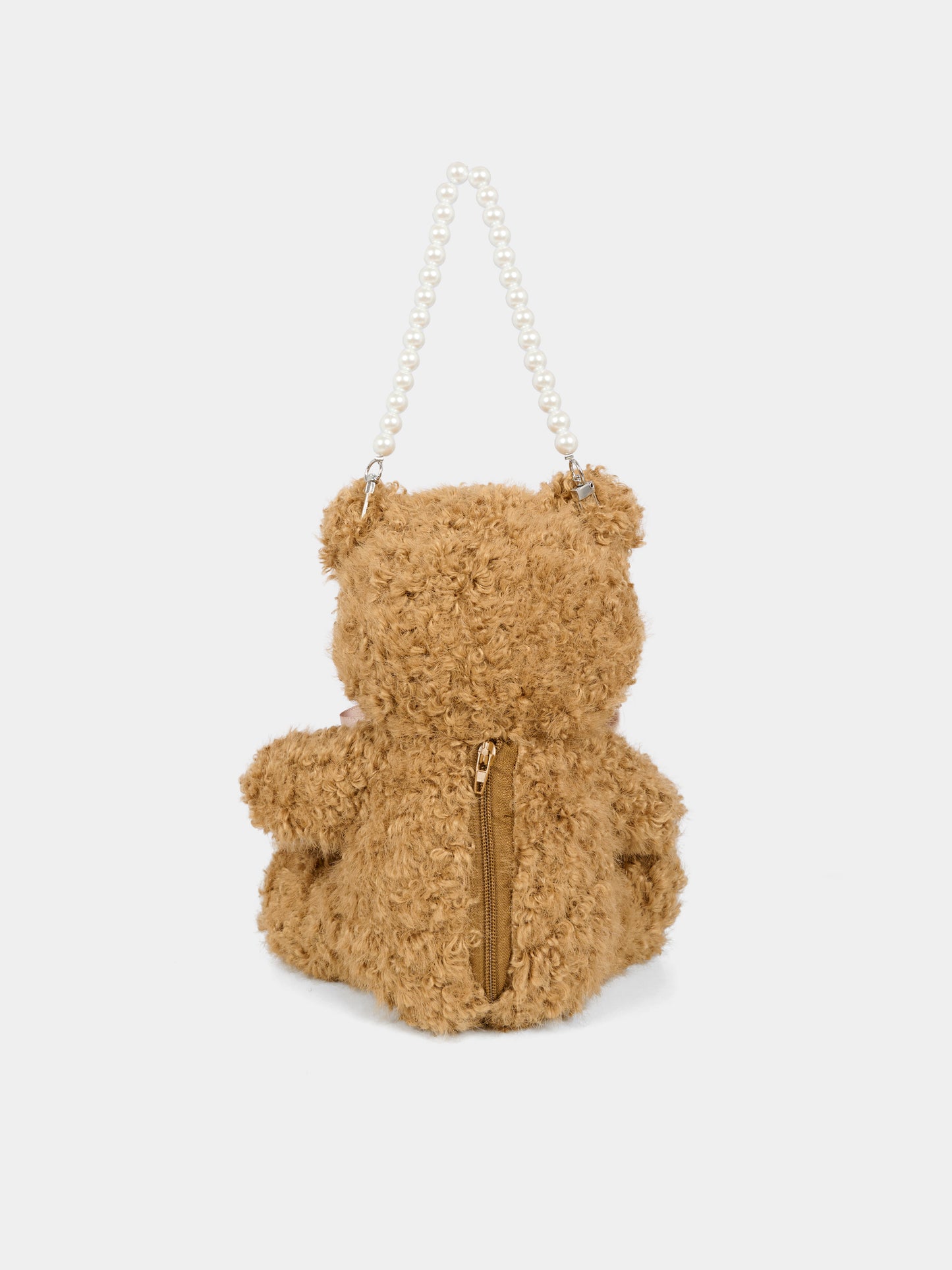 Borsa teddy per bambina con logo,Monnalisa,19F000   6074   0003