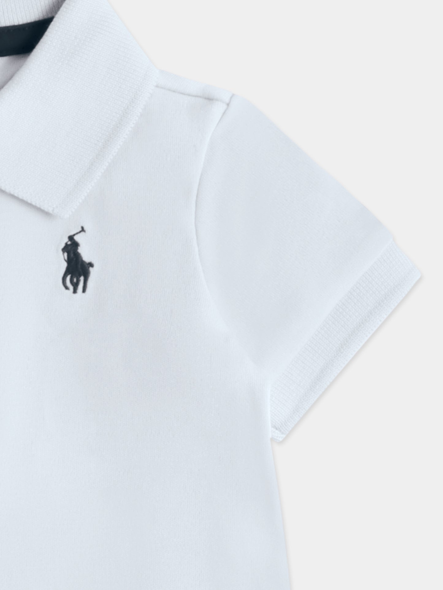 Light blue bodysuit for baby boy with horse