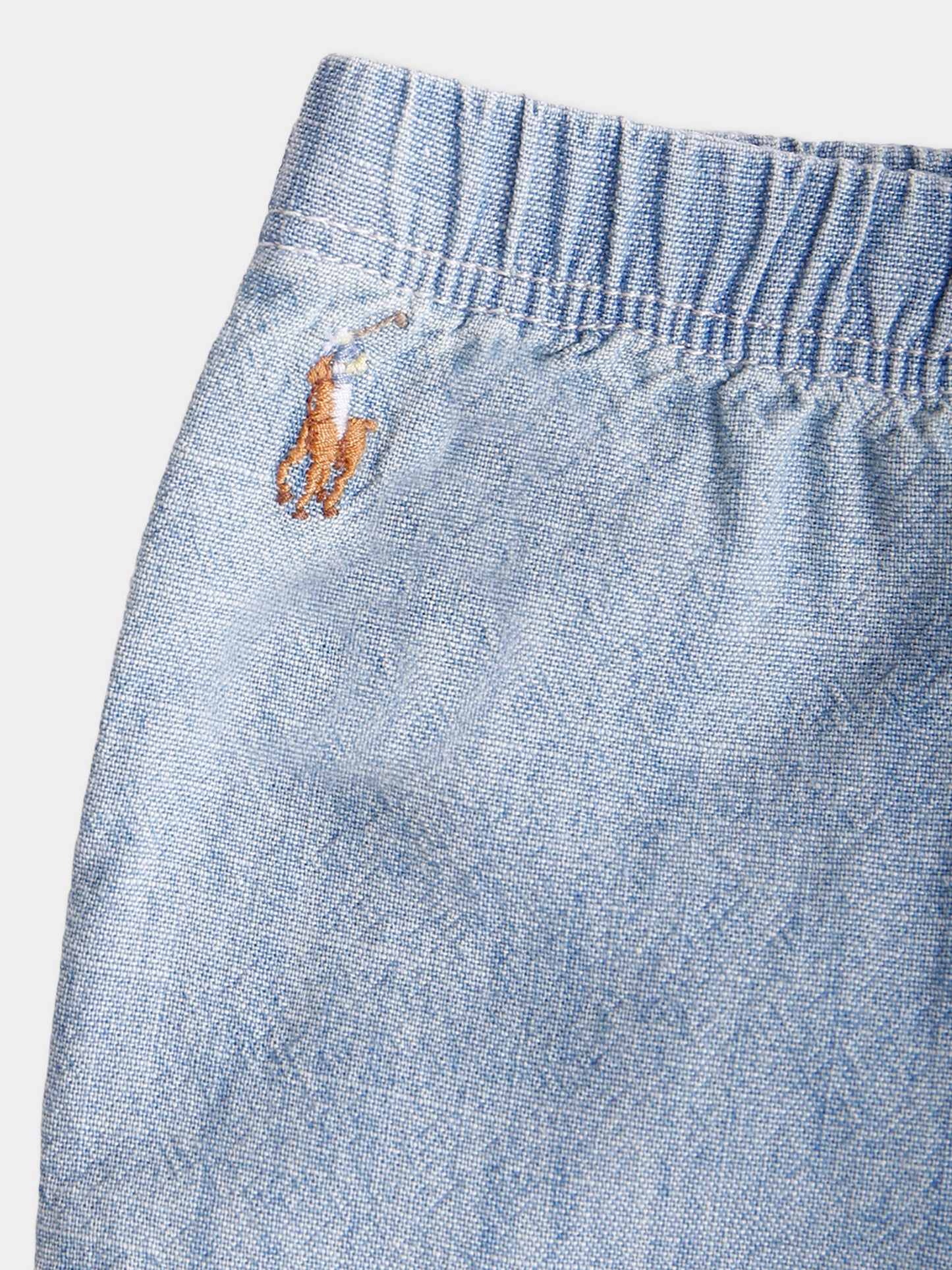 Pantaloni azzurri per neonato con cavallino,Ralph Lauren Kids,972619001