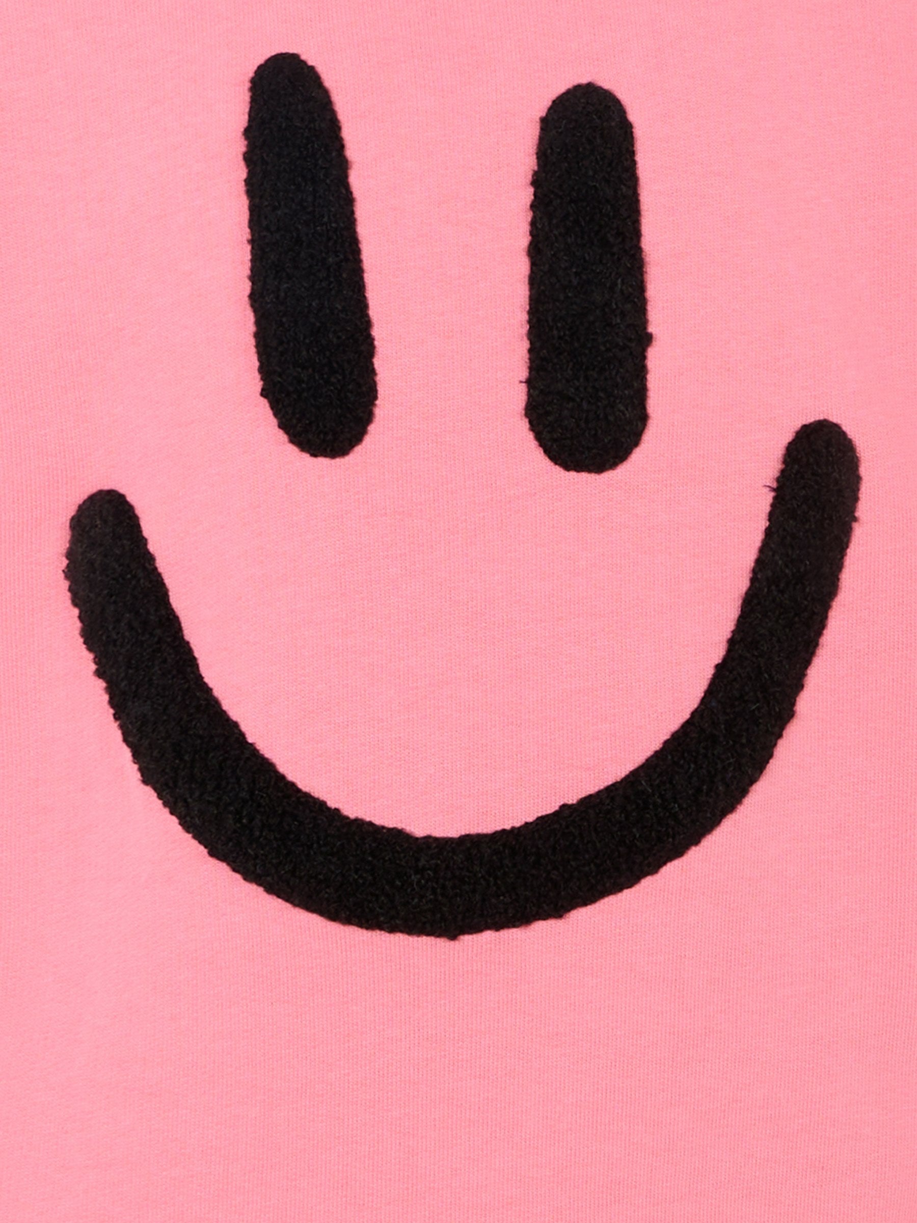 Felpa Mike rosa per bambina con smile,Molo,6W25J201 8896