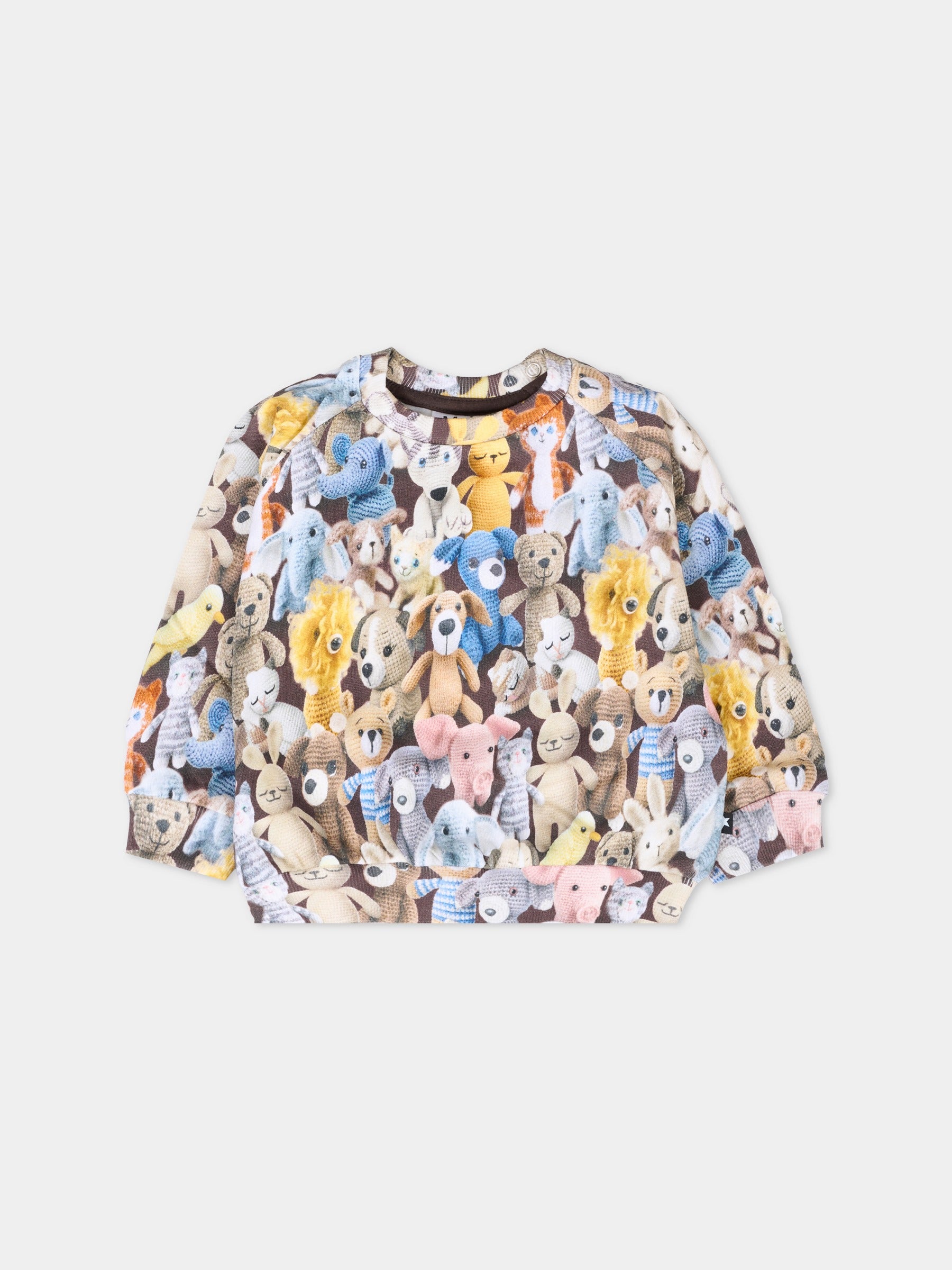 Felpa Disc multicolor per neonati con peluche,Molo,6W25J205 9423