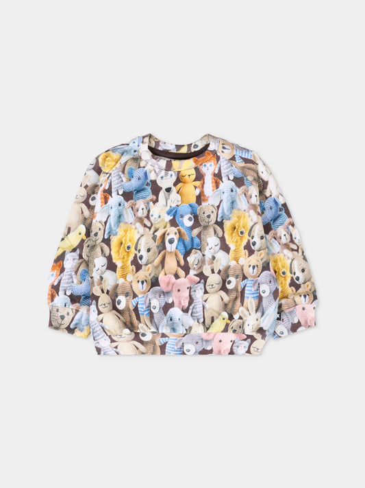 Felpa Disc multicolor per neonati con peluche,Molo,6W25J205 9423