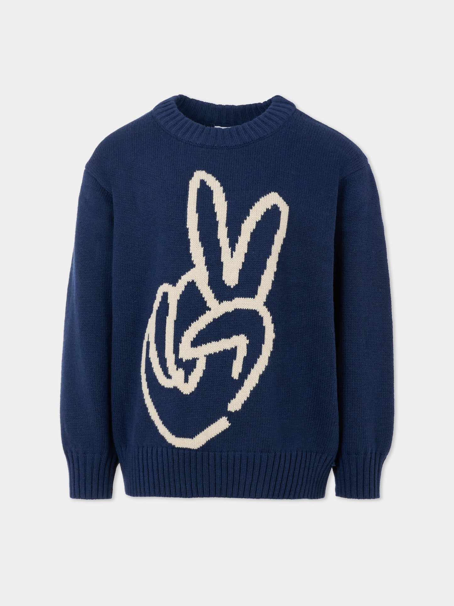 Maglione Bello blu per bambino con mano,Molo,6W25K206 9644