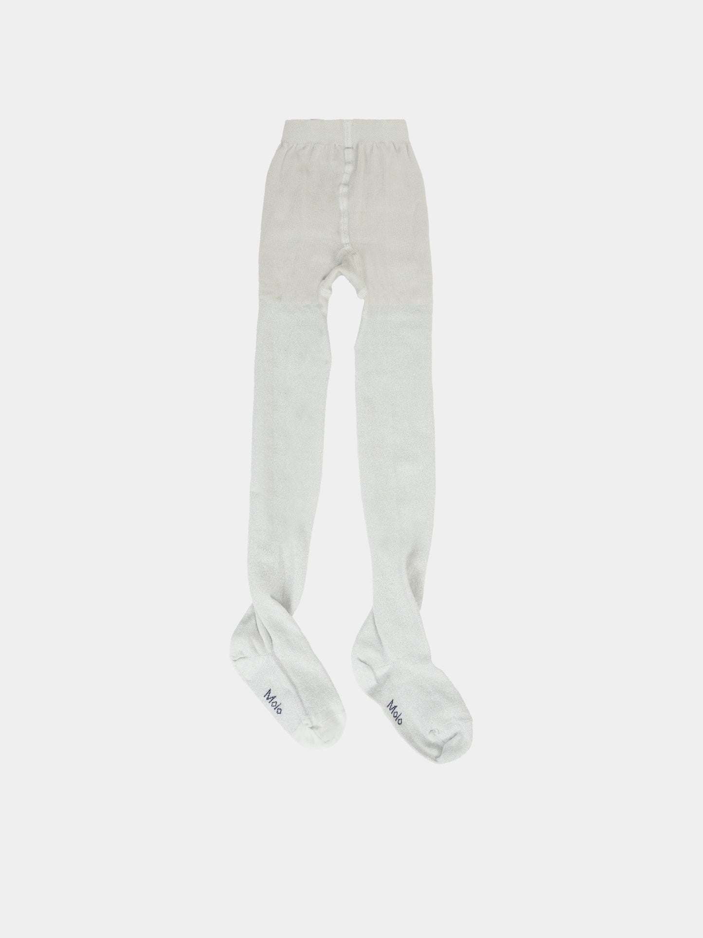 Collant argento per bambina con lurex,Molo,7W25G203 1782