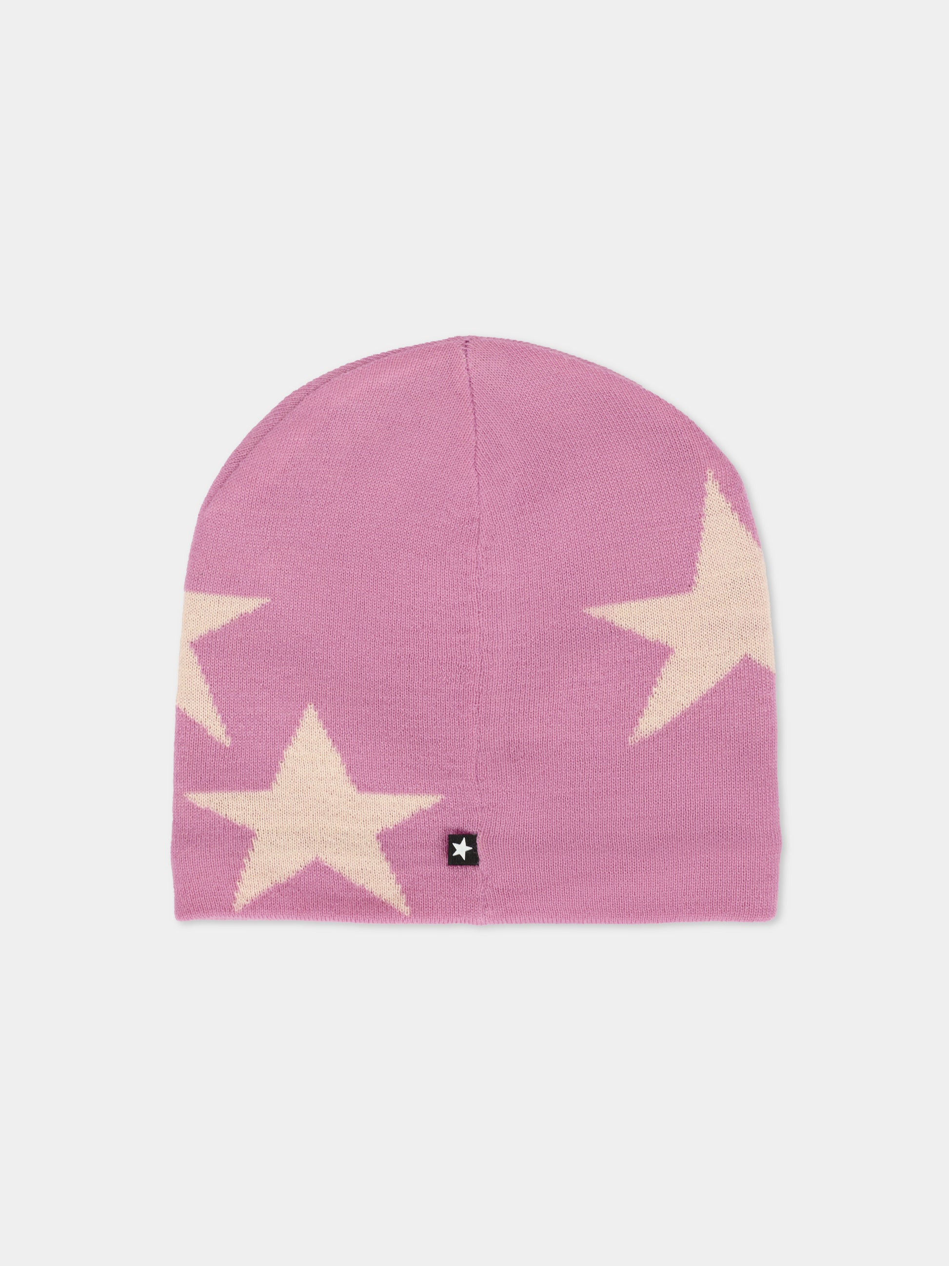 Berretto Colder rosa per bambina con stelle,Molo,7W25S301 8765