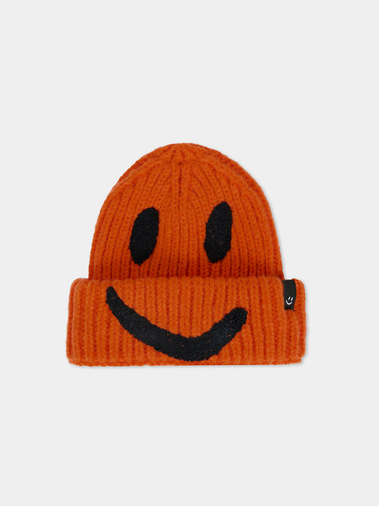 Berretto Kim arancione per bambini con smile,Molo,7W25S303 8201