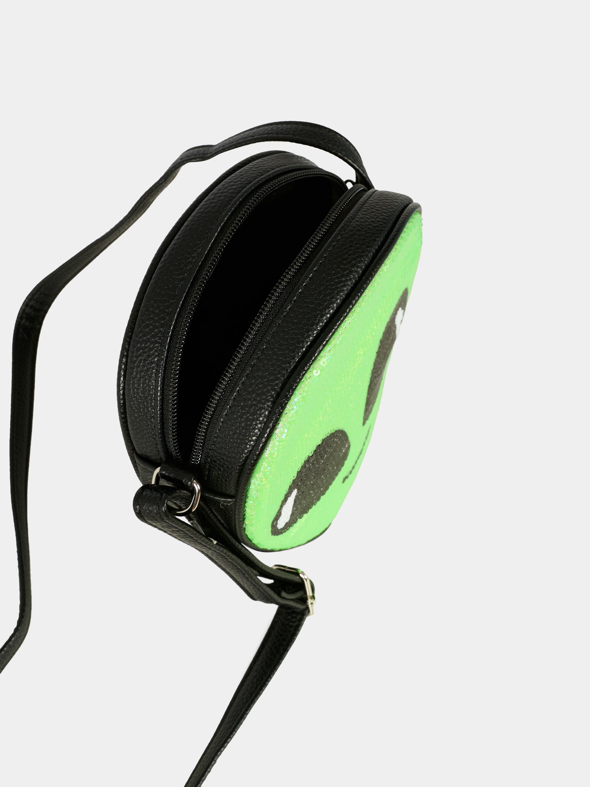 Borsa verde per bambina con alieno,Molo,7W25V106 5530