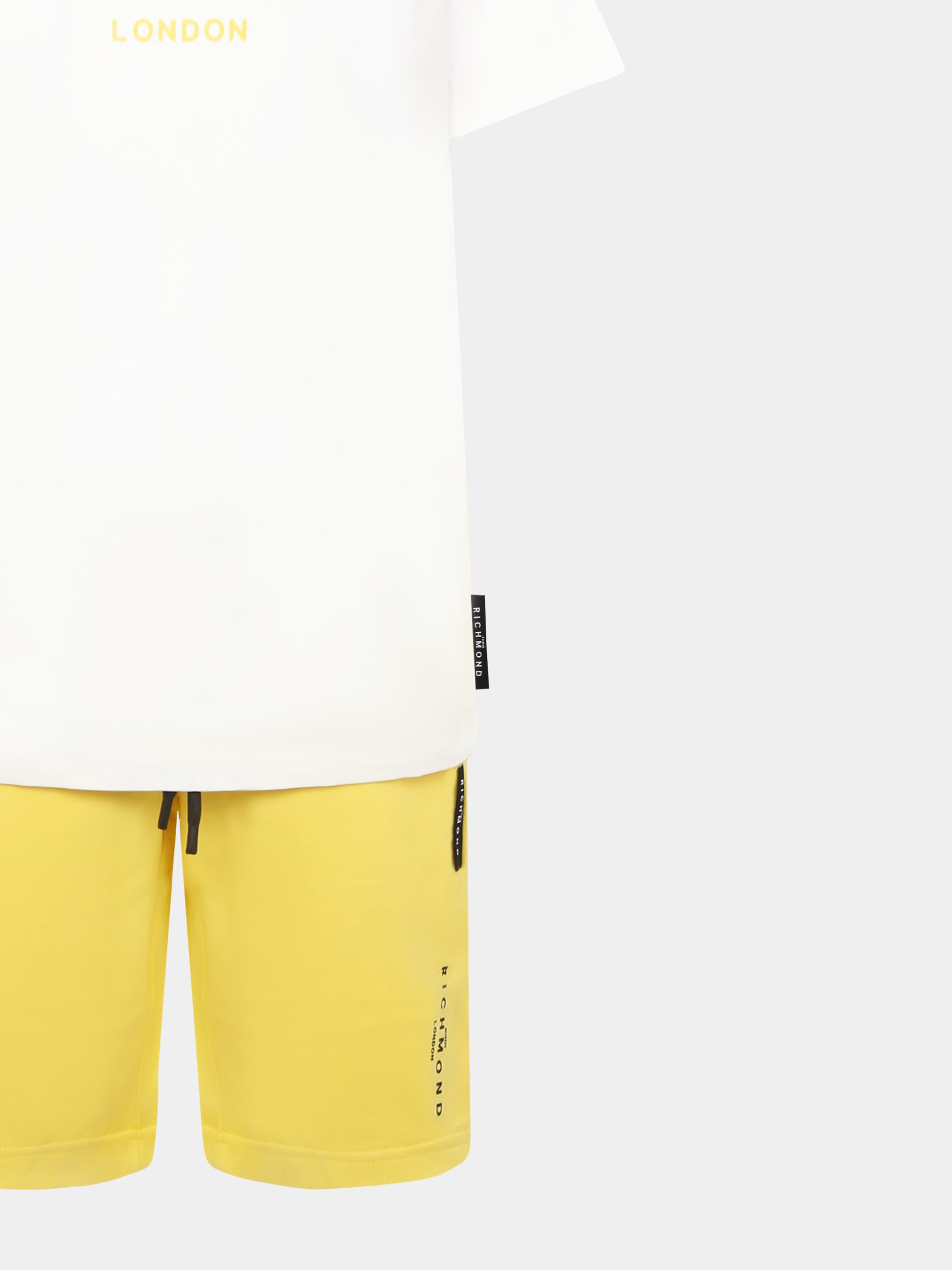 Completo giallo per bambino con logo,Richmond,RBP25008CJ YELLOW