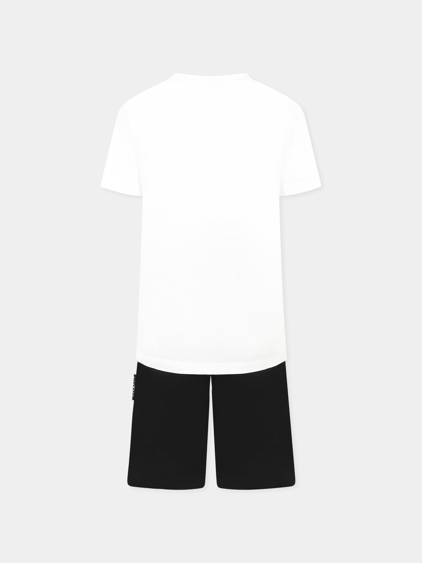 Completo bianco per bambino con logo,Richmond,RBP25161CJ WHITE