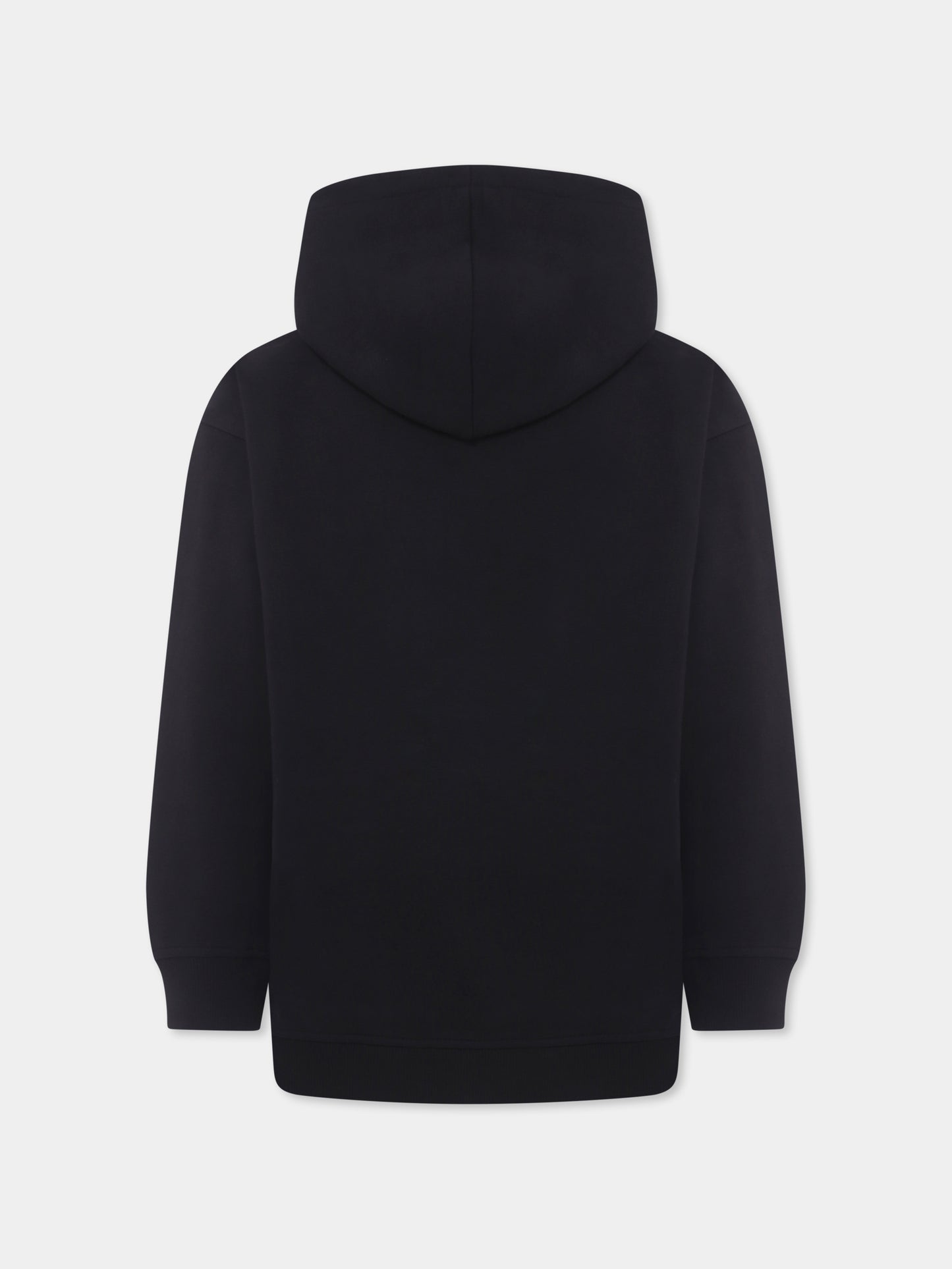 Felpa nera per bambino con logo,Richmond,RBP25167FE BLACK