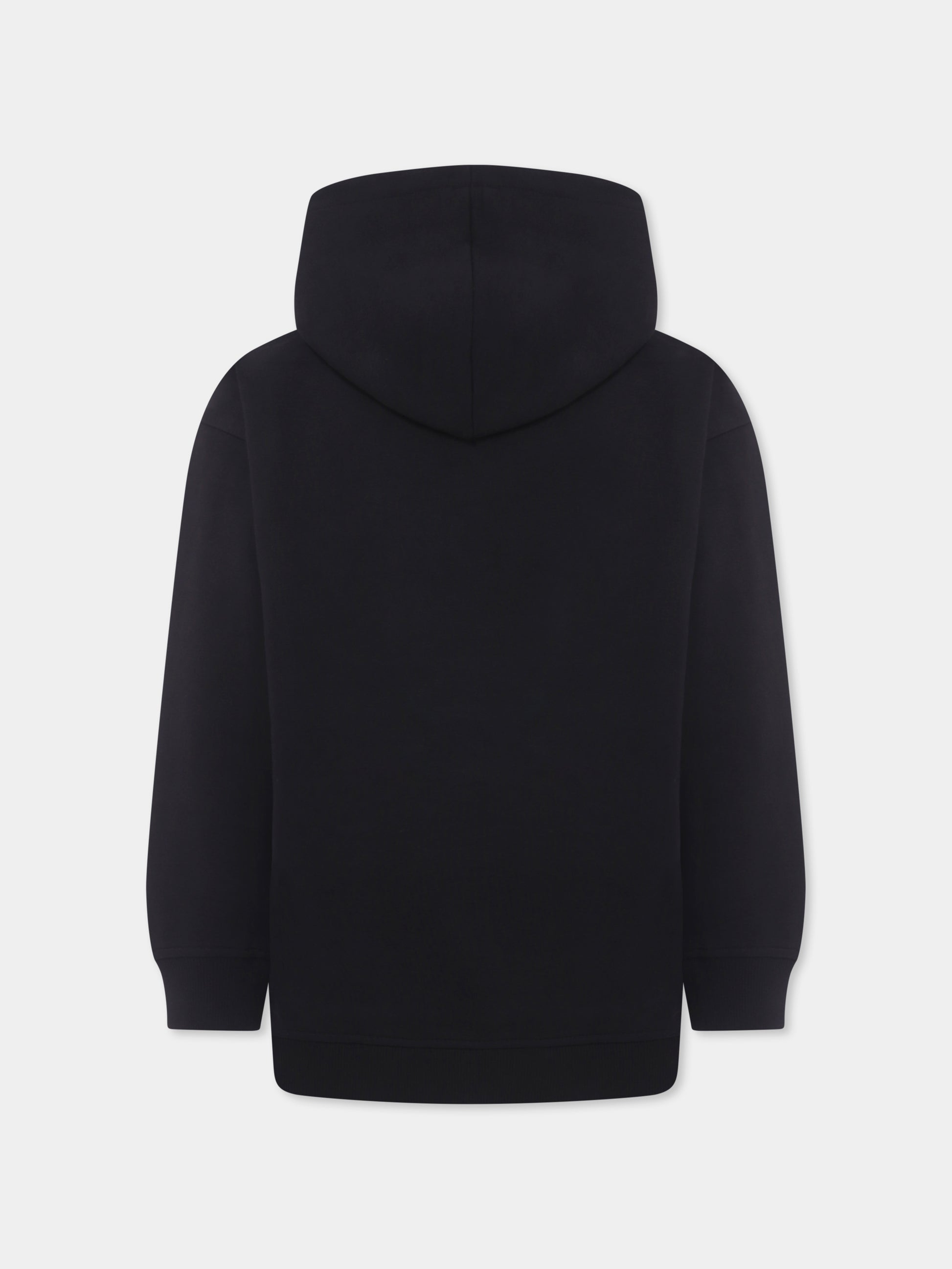 Felpa nera per bambino con logo,Richmond,RBP25167FE BLACK