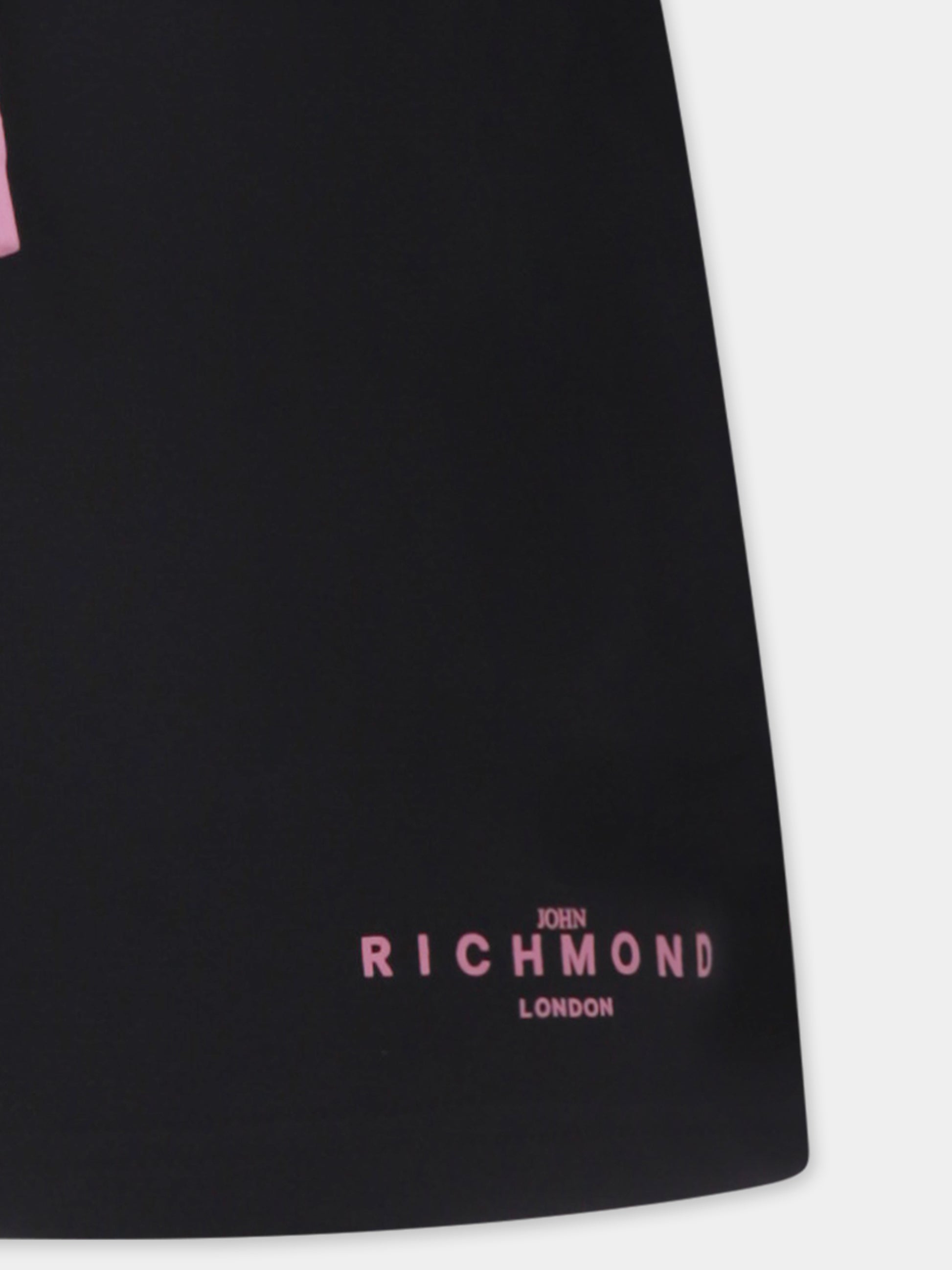 Gonna nera per bambina con logo,Richmond,RGP25010GO BLACK