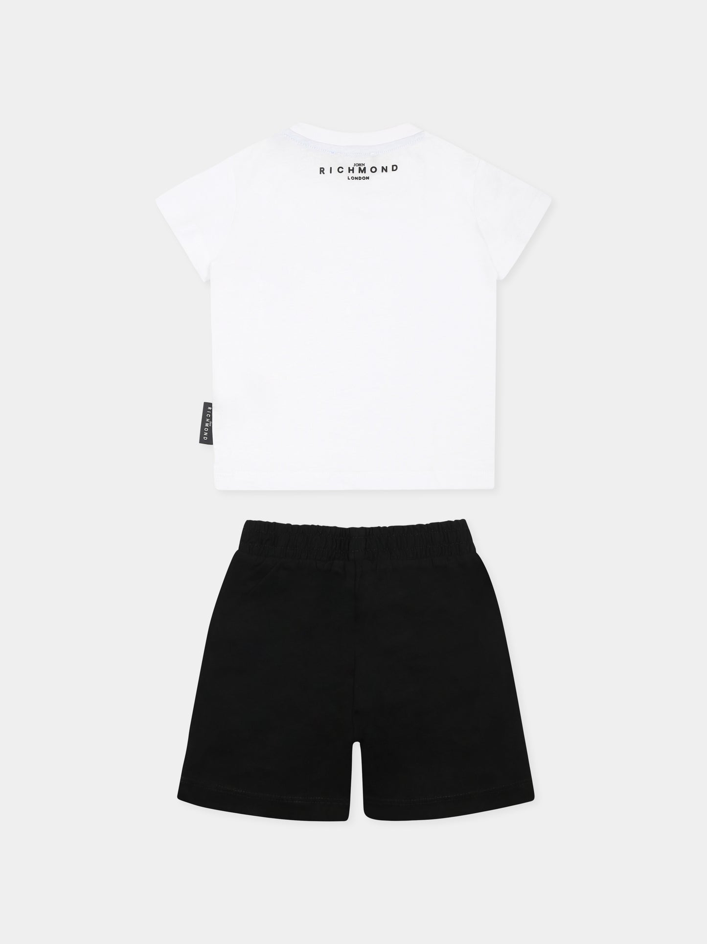 Completo bianco per neonato con logo,Richmond,RIP25050CJ WHITE