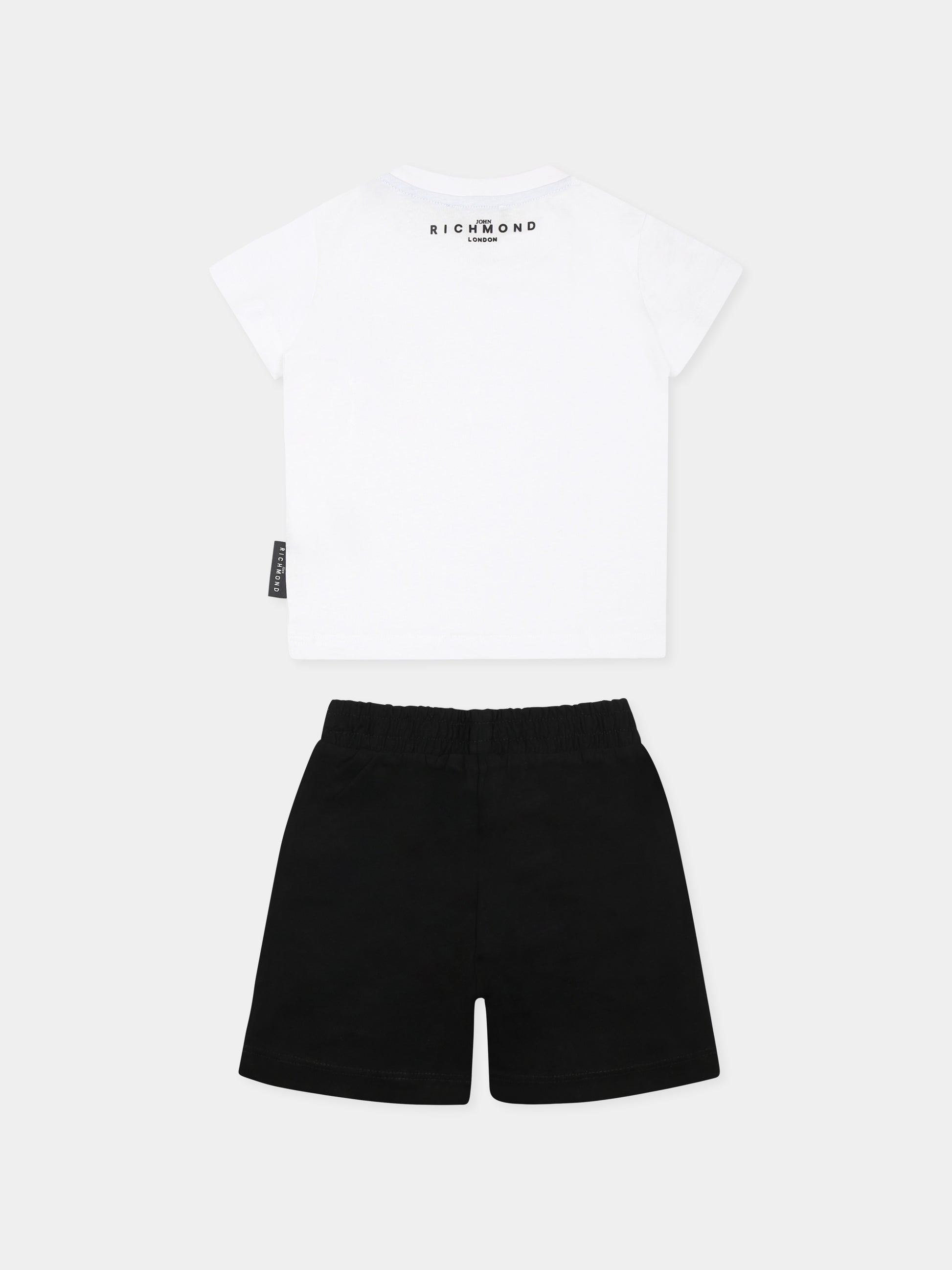 Completo bianco per neonato con logo,Richmond,RIP25050CJ WHITE