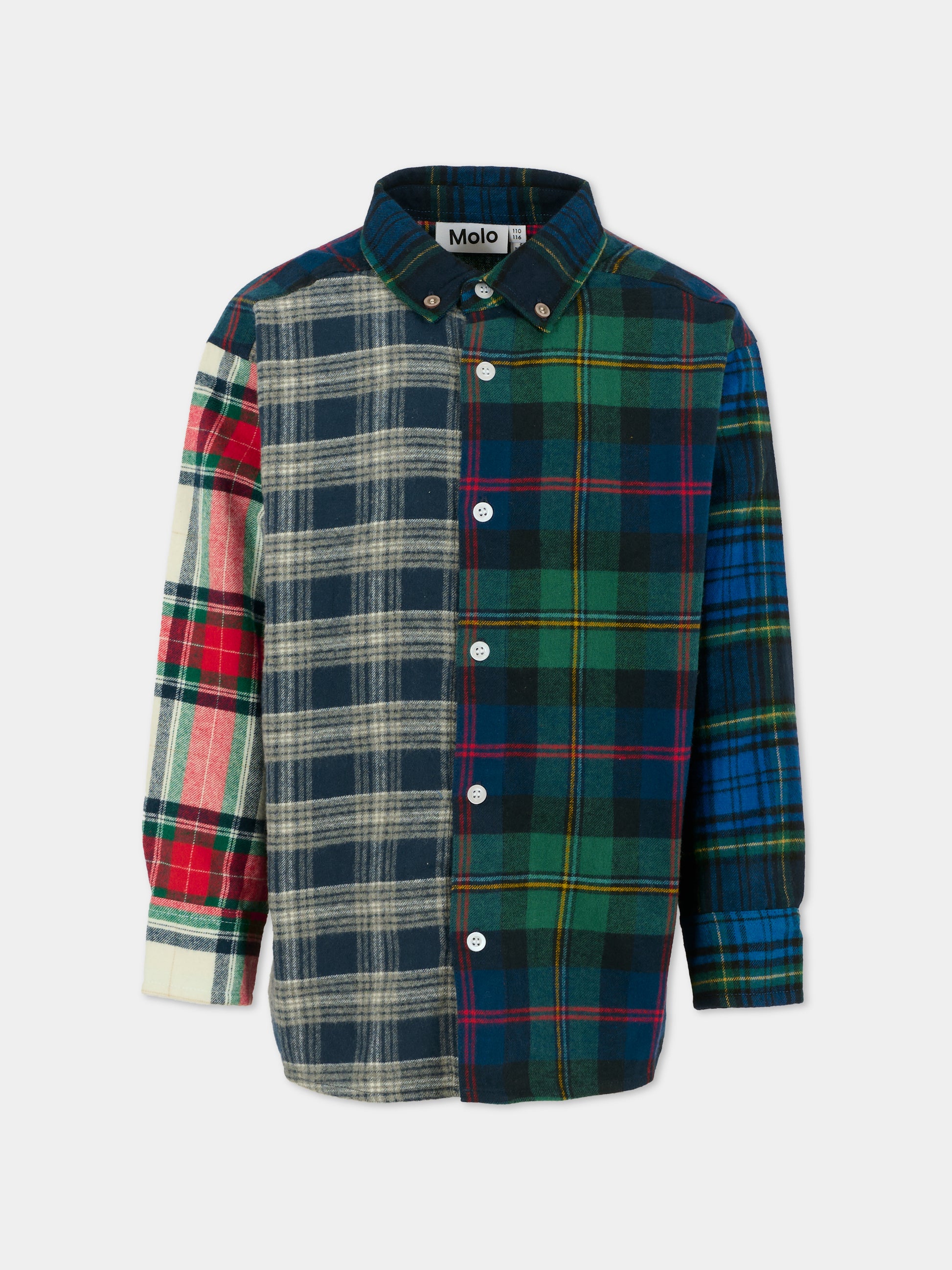 Camicia Remon multicolor per bambino,Molo,1W25C204 5978