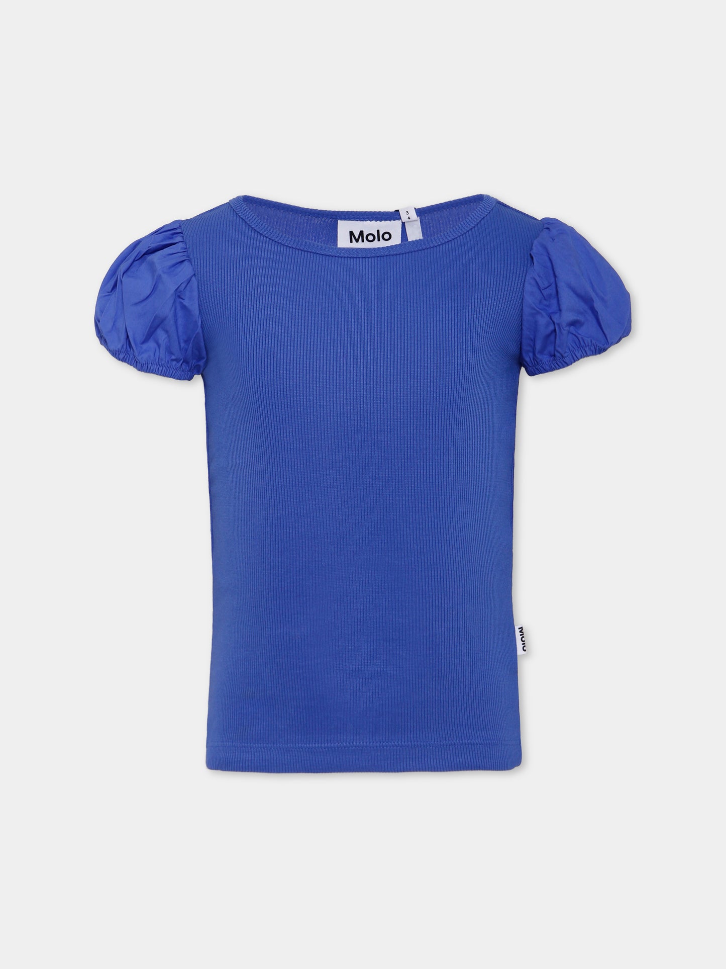 T-shirt Raluca blu per bambina,Molo,2W25A201 5508