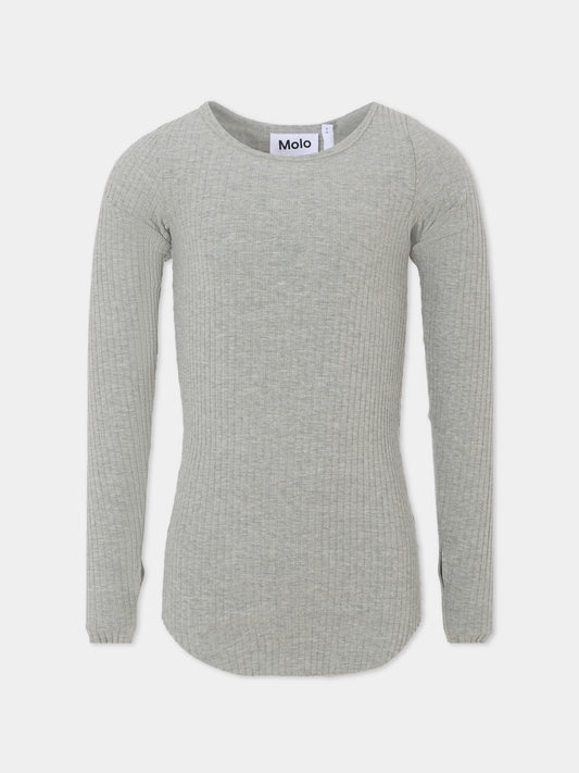 T-shirt Rochelle grigia per bambina,Molo,2W25A401 1046