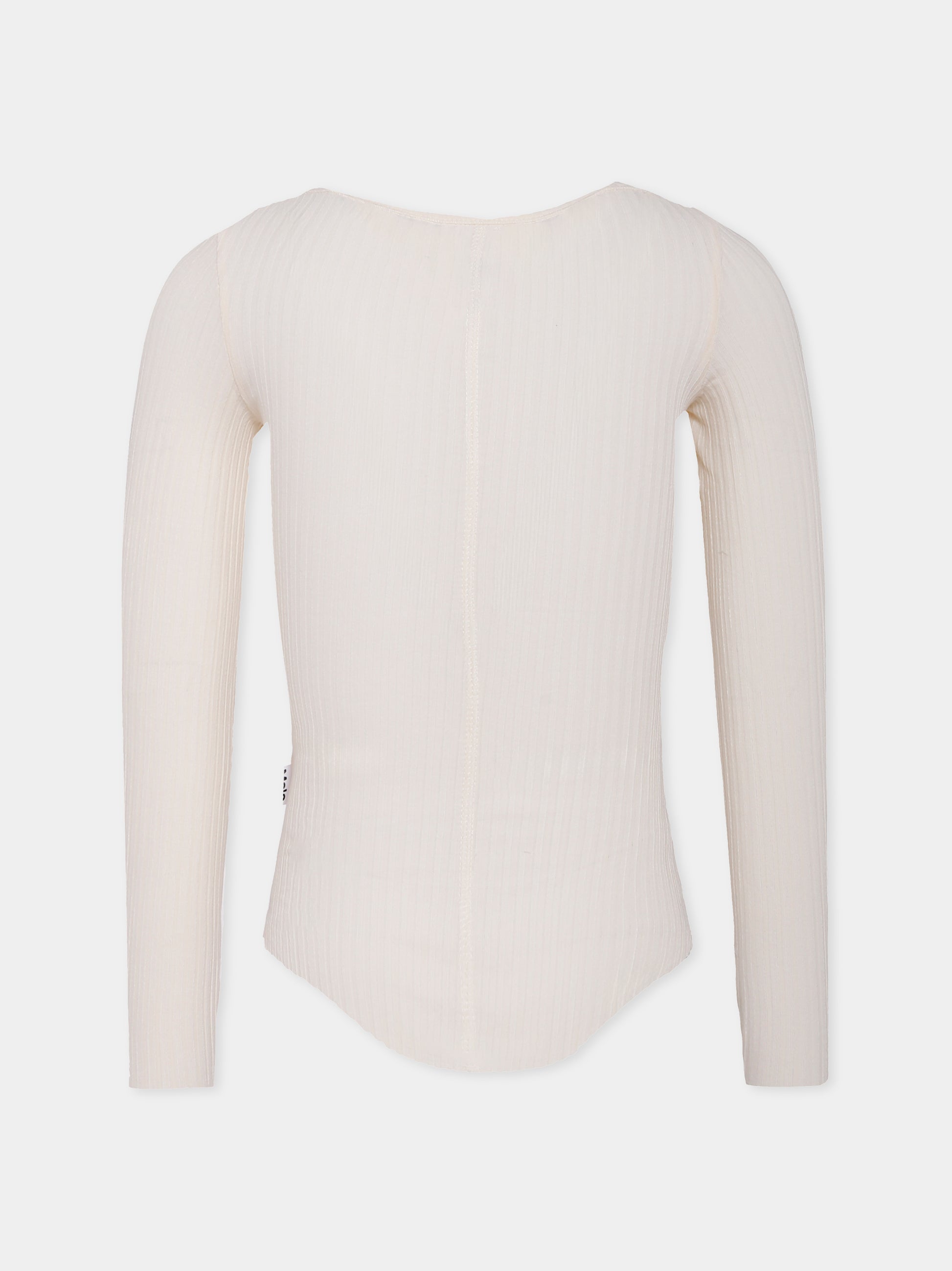 T-shirt Rochelle avorio per bambina,Molo,2W25A401 5498