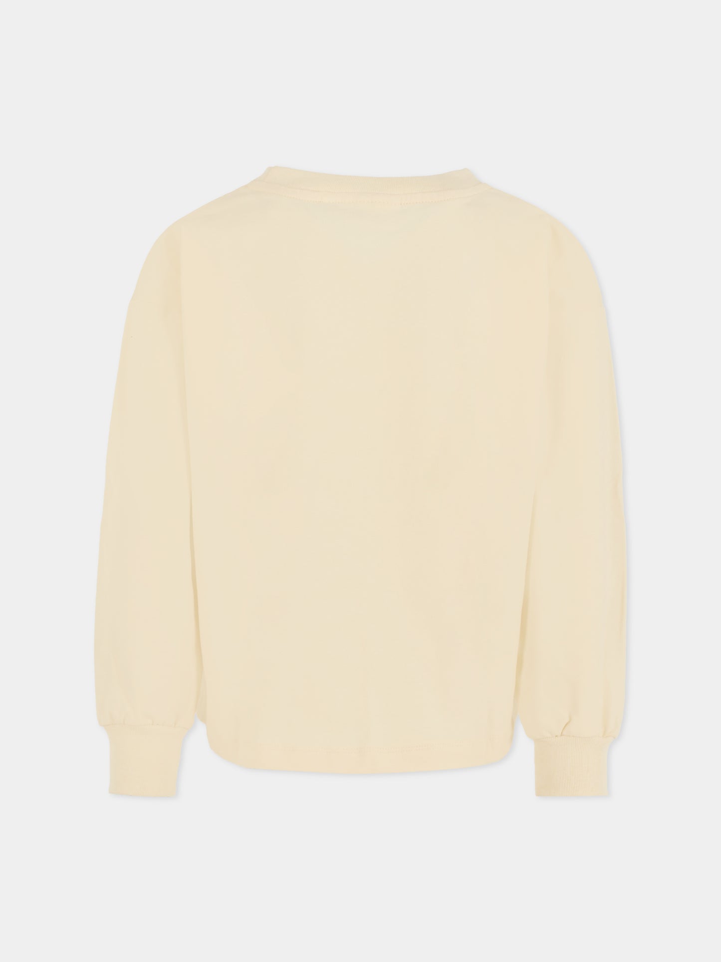 T-shirt Reniza beige per bambina con stampa cane,Molo,2W25A405 4980