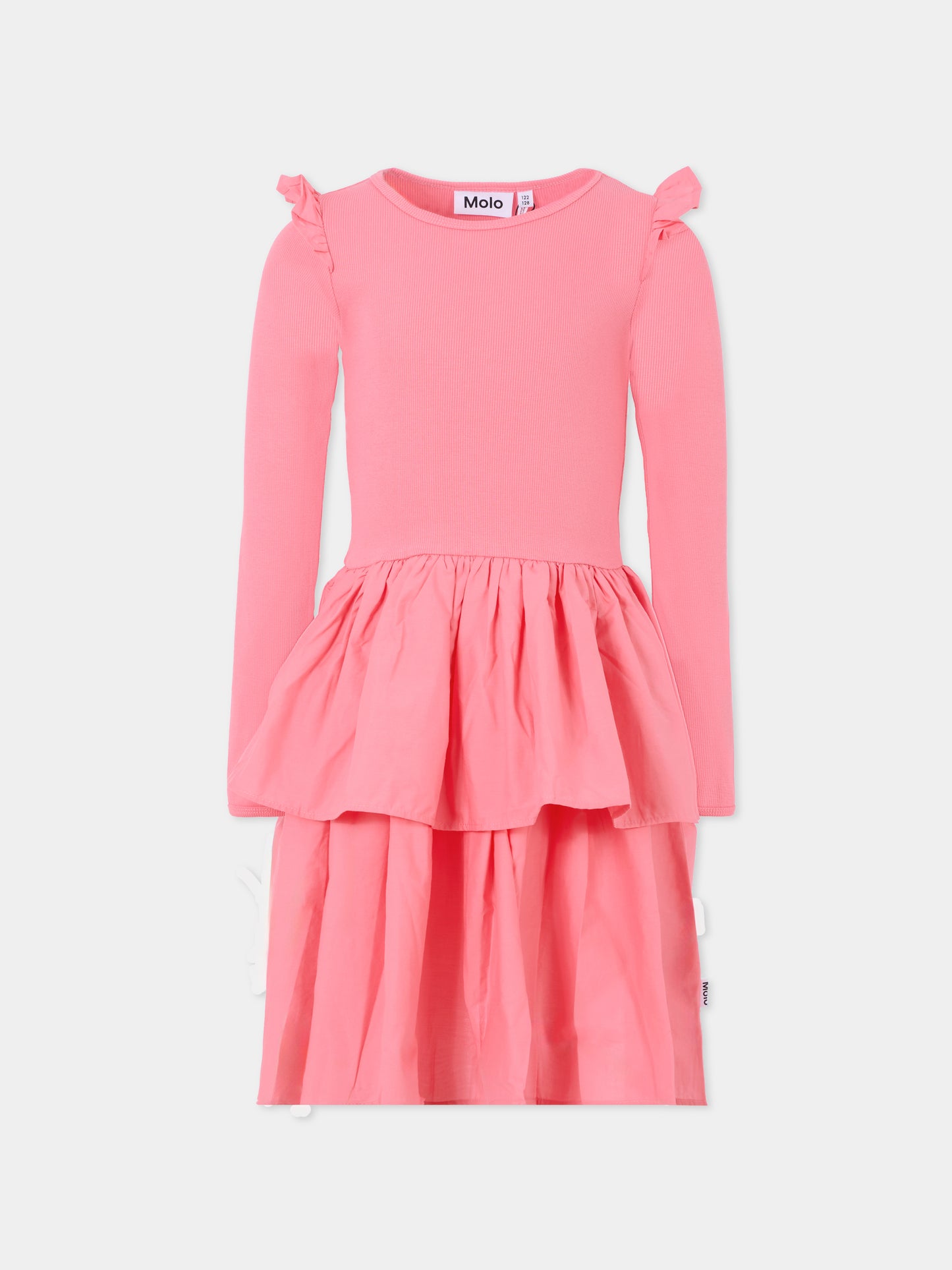 Vestito Cathi rosa per bambina,Molo,2W25E220 8896