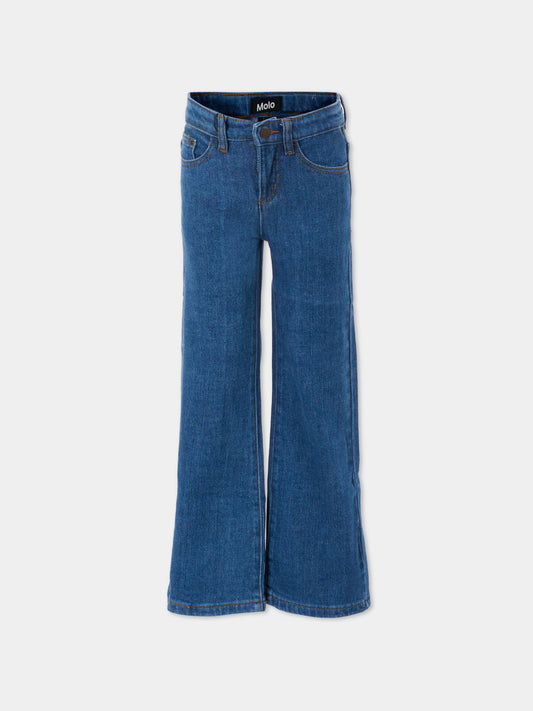 Jeans Asta blu per bambina,Molo,2W25I115 5590