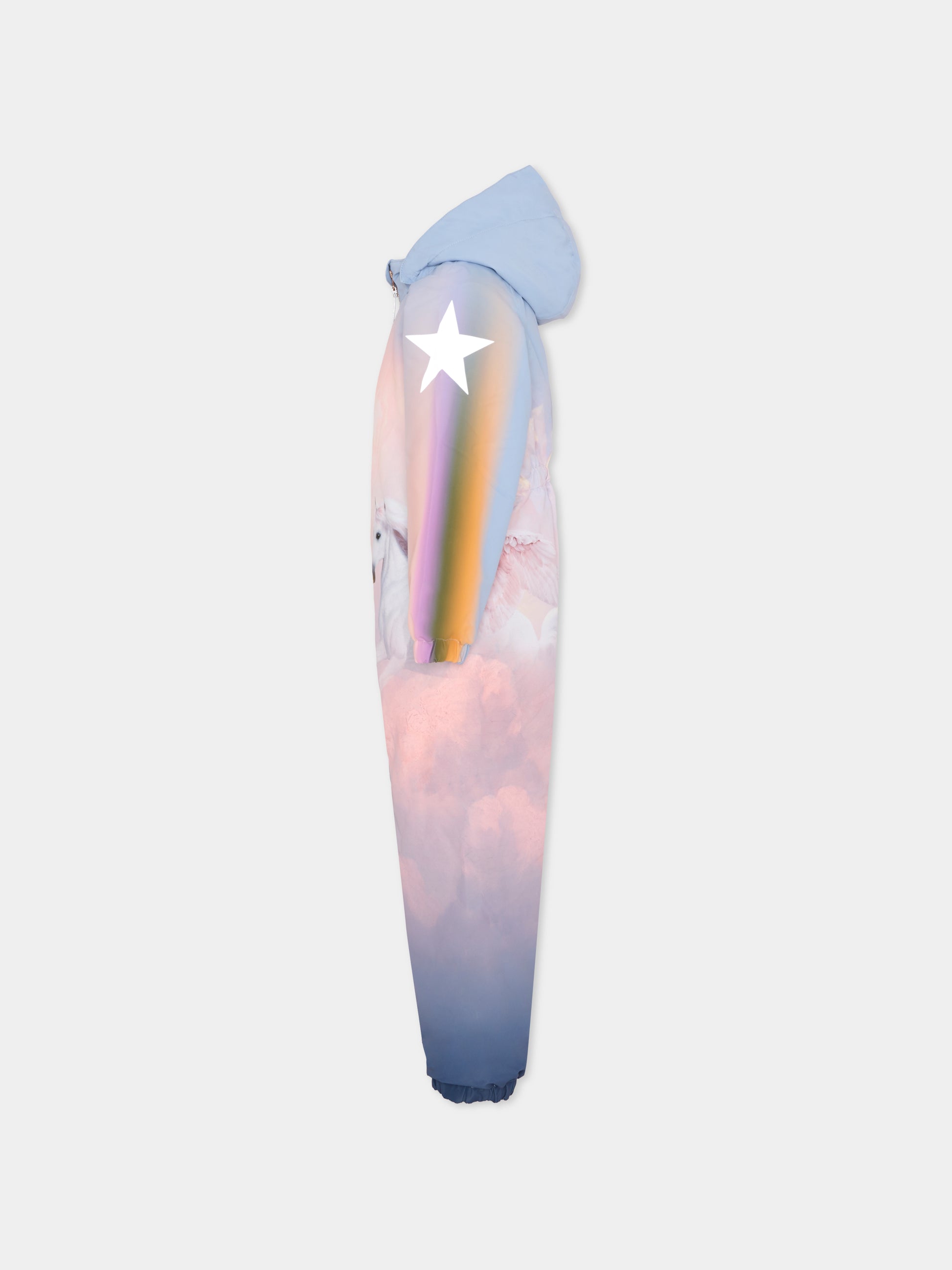 Tuta da neve Polar multicolor per bambina con unicorno,Molo,5W25N202 4949