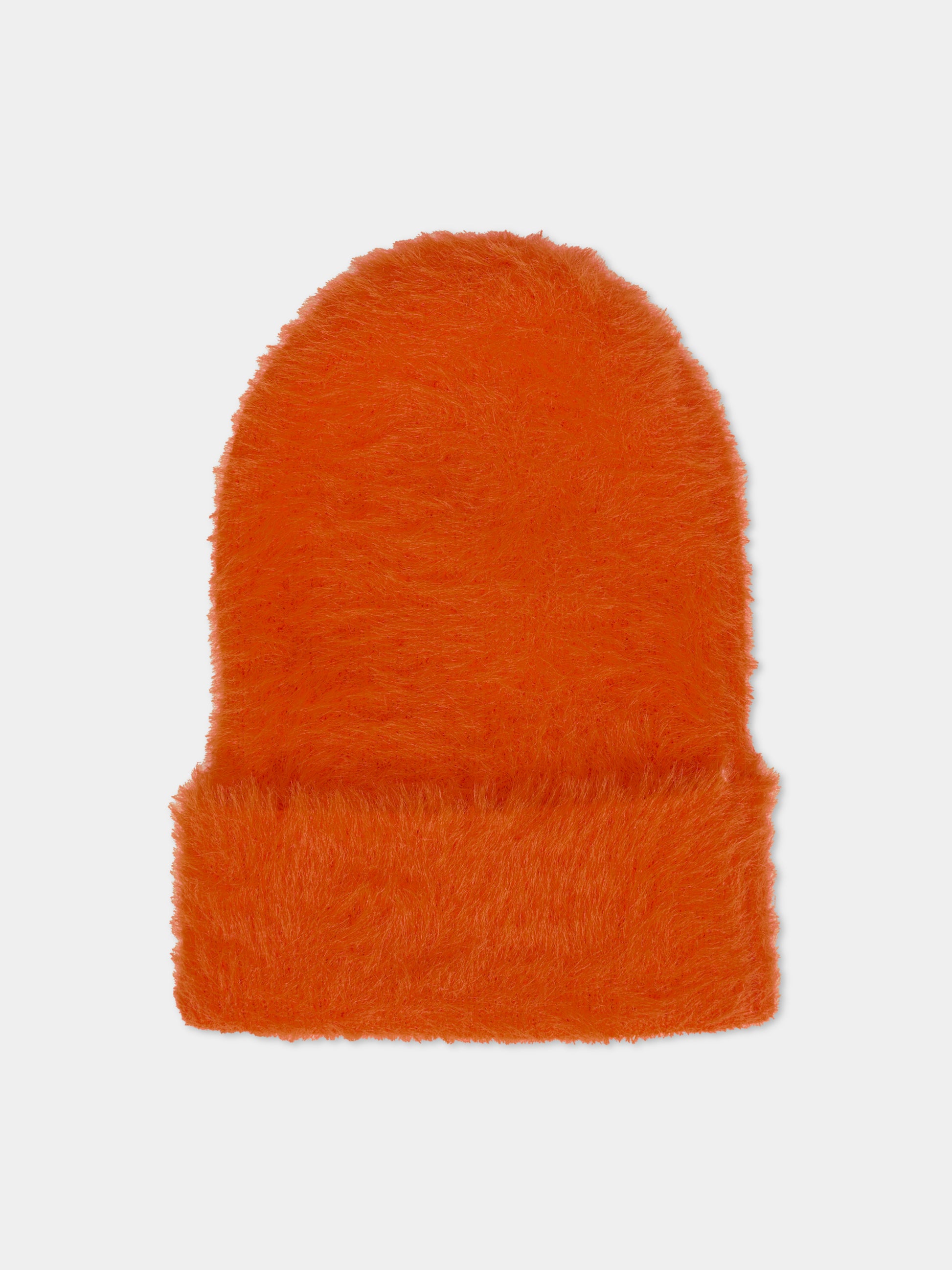 Berretto Kaia arancione per bambina con patch,Molo,7W25S307 8201