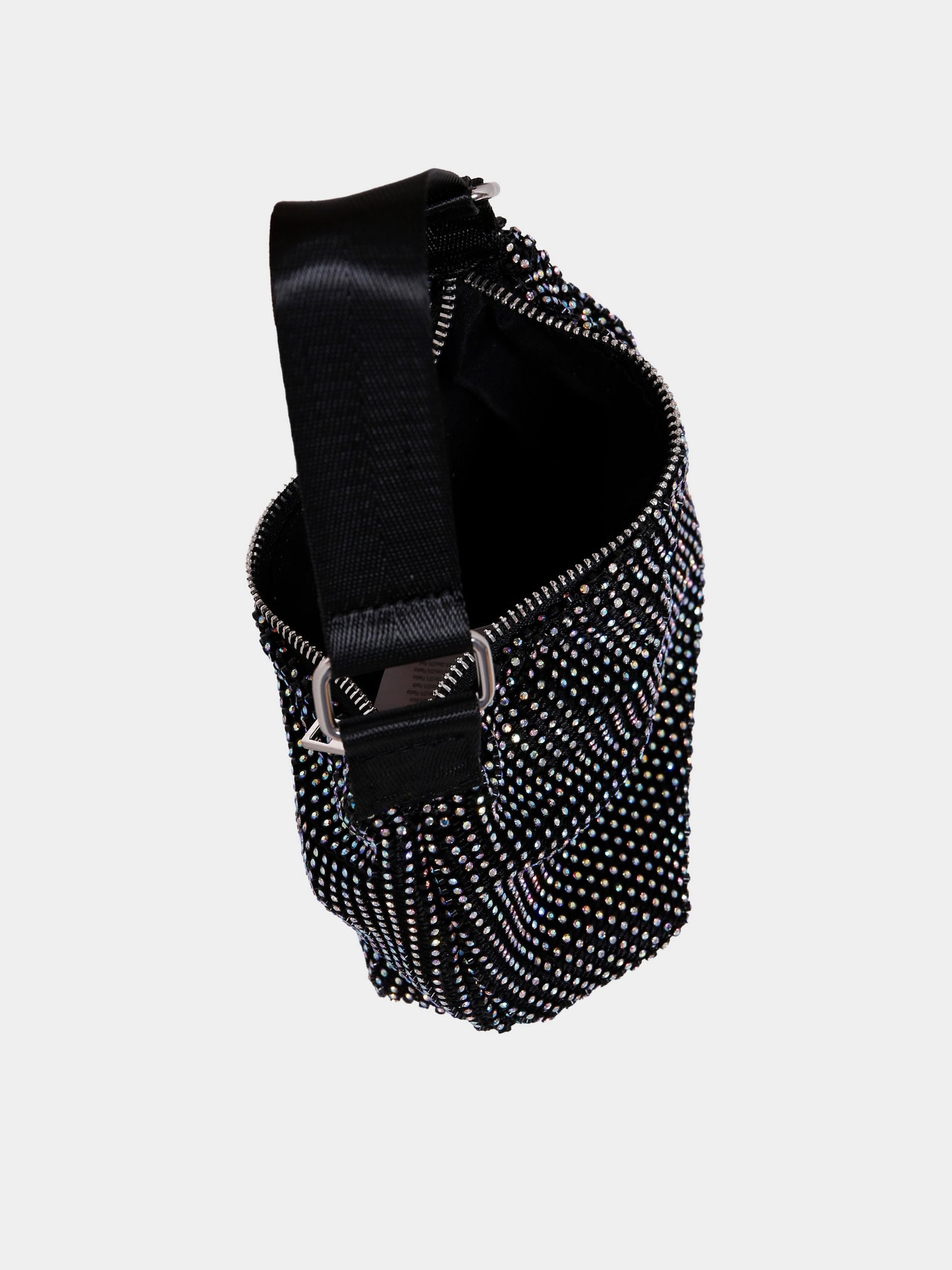 Black bag for girl with rhinestones