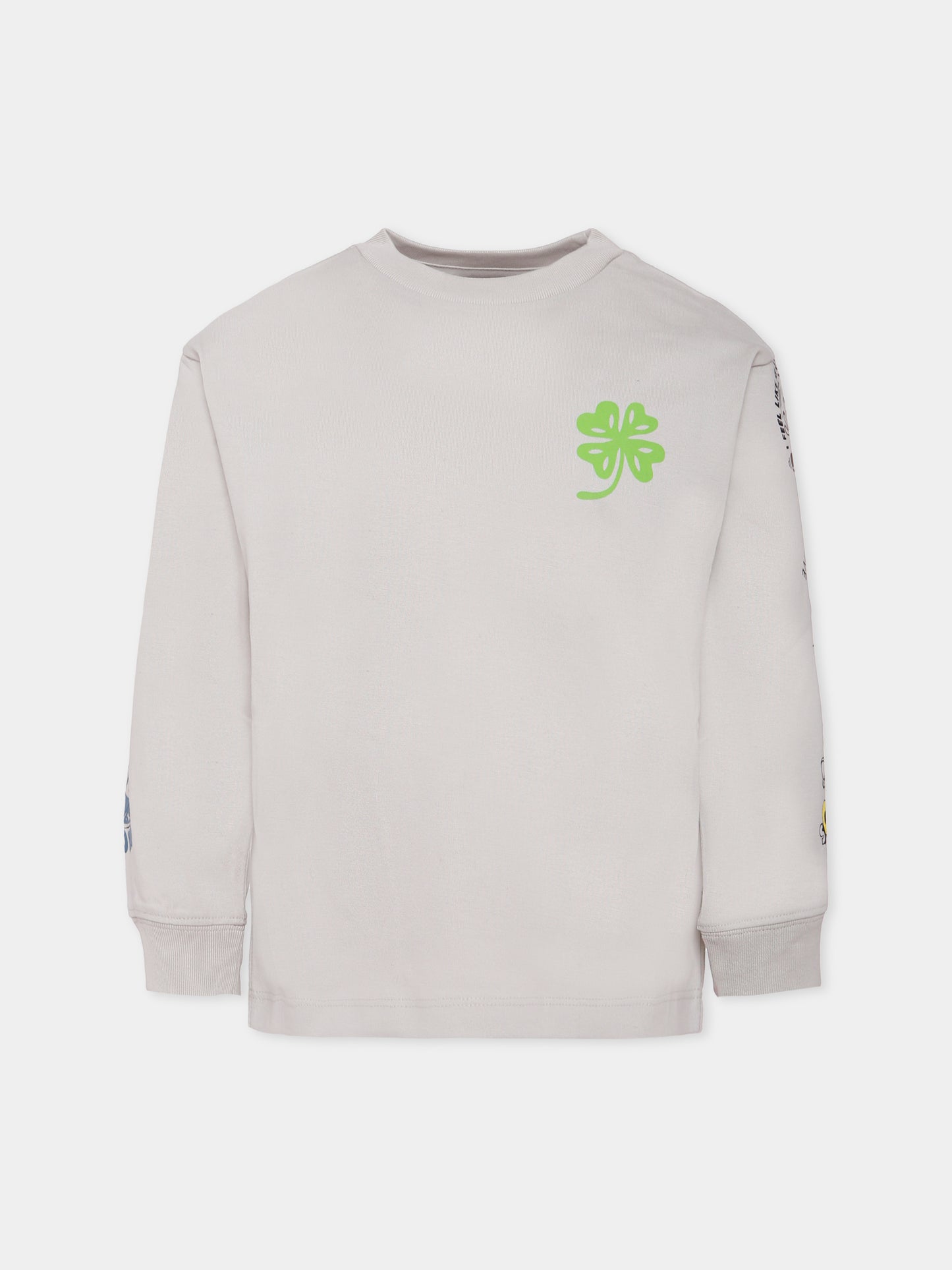 T-shirt Rube grigia per bambino con disegni,Molo,1W25A408 9734