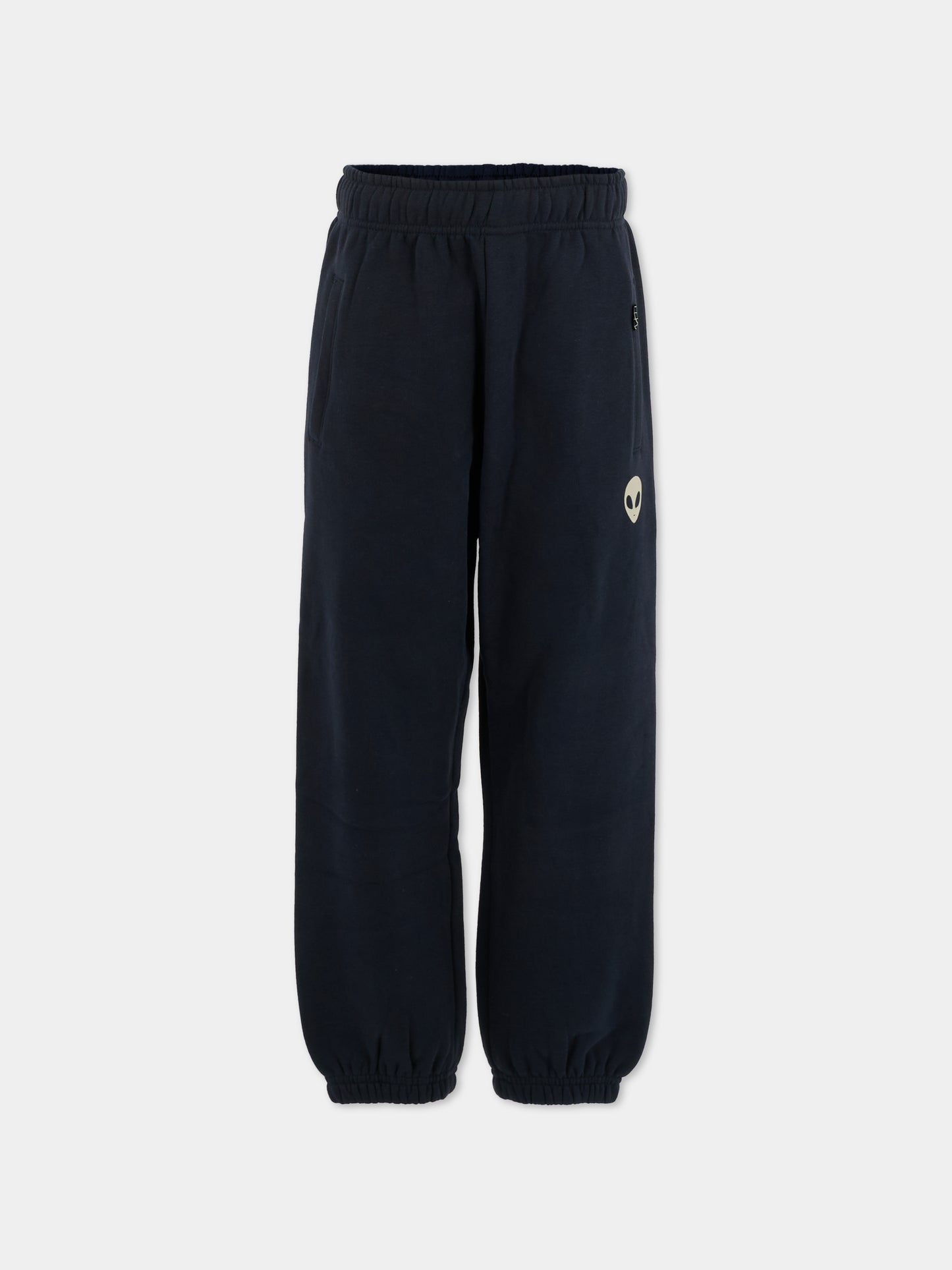 Pantaloni Allen blu per bambino con alieno,Molo,1W25I203 8552