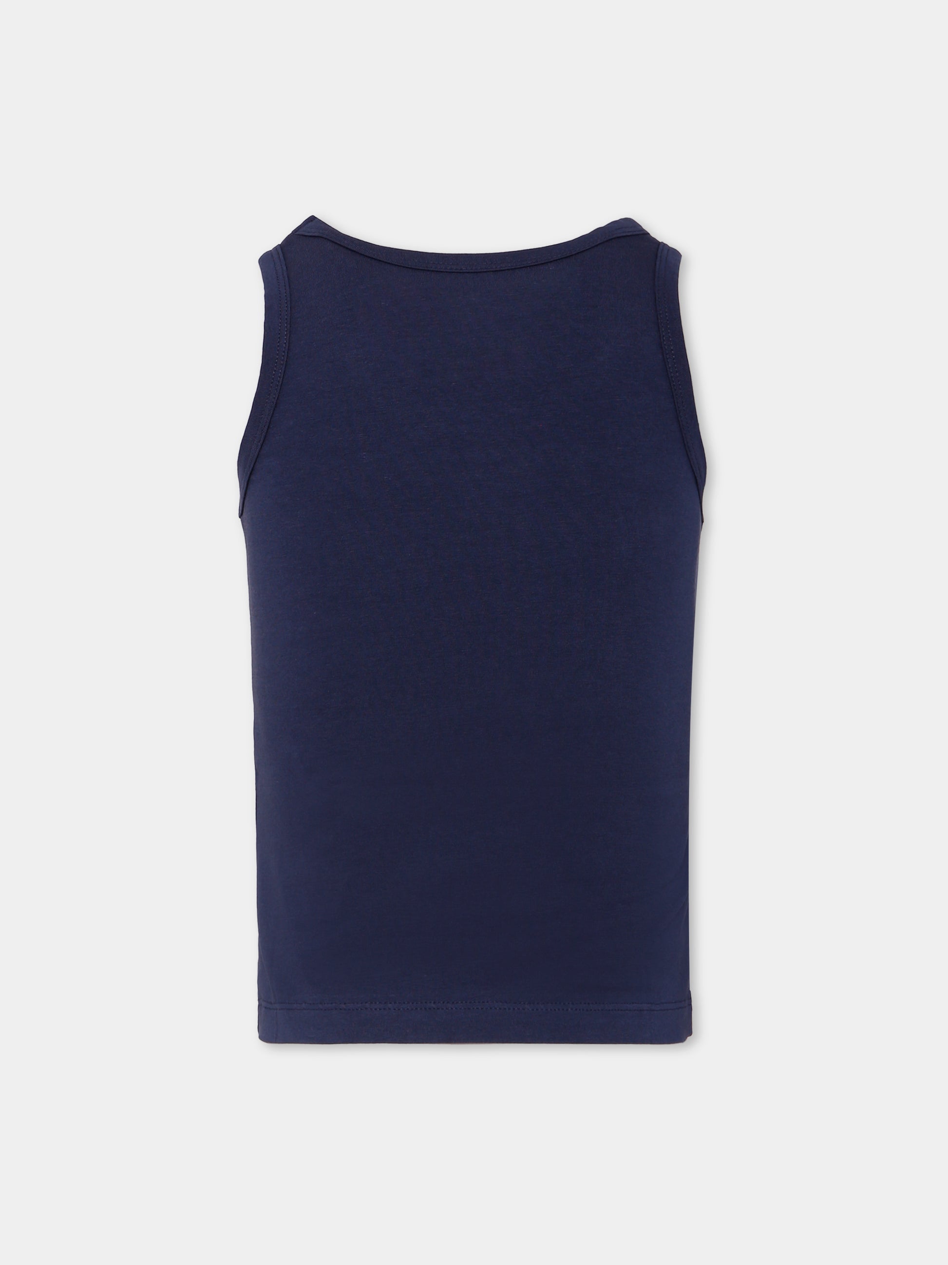 Set canottiere Jayden blu per bambino dinosauri,Molo,1W25Q101 9457