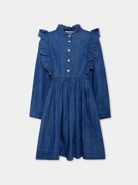 Vestito Christina denim per bambina,Molo,2W25E241 5575